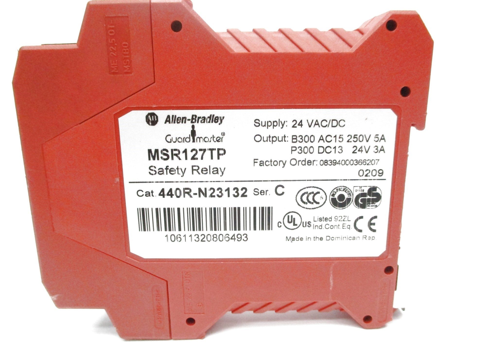 ALLEN BRADLEY 440R-N23132 SER. C 24VAC/DC 3A NSNP