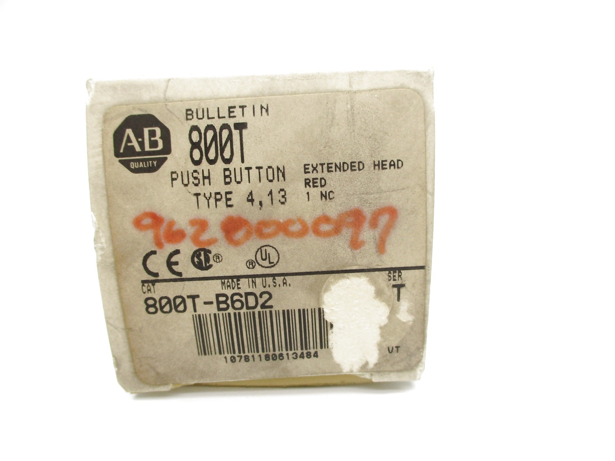 INDUSTRIAL SPARE PART 800T-B6D2 SER. T (WH) NSMP