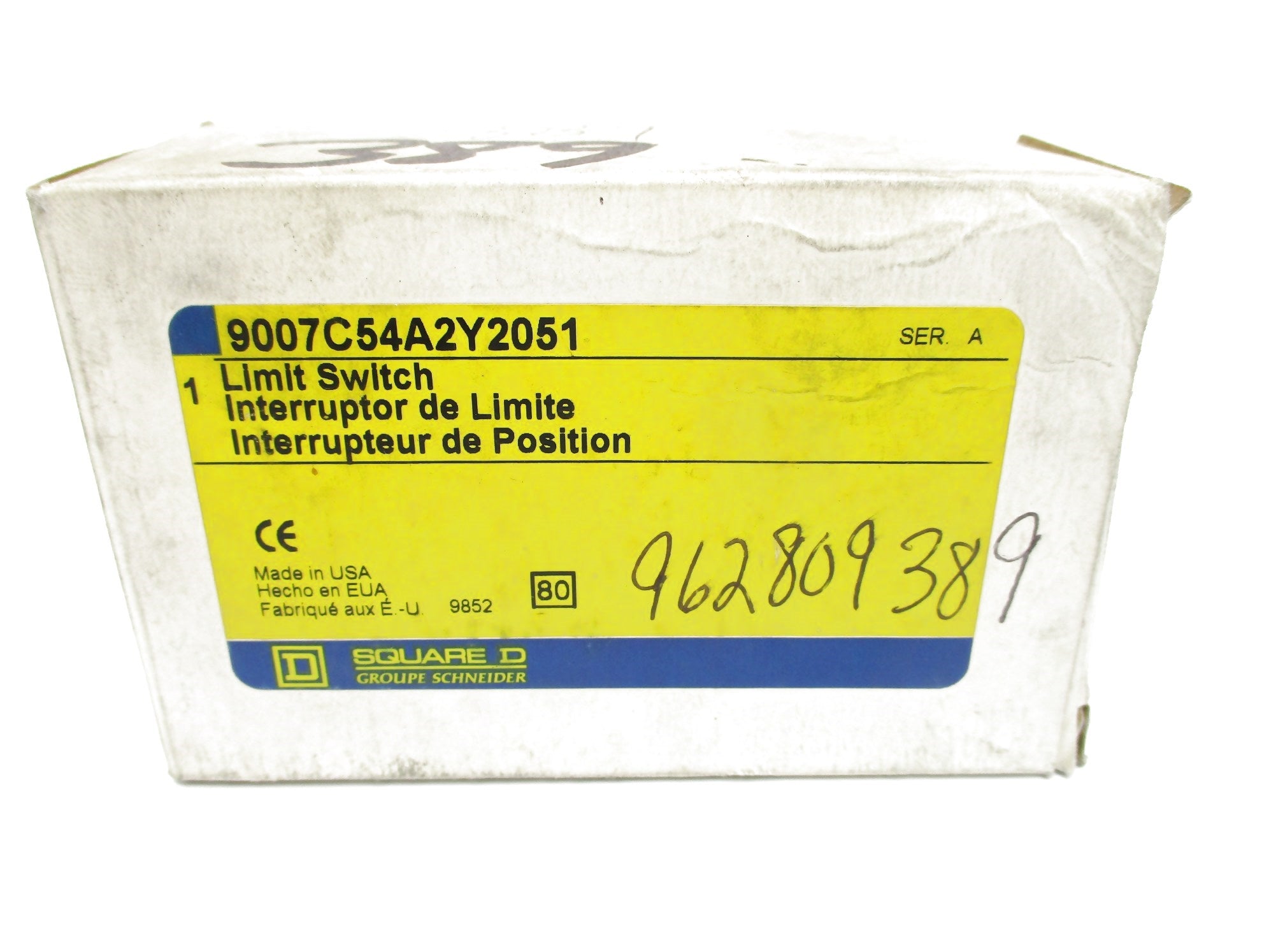 SQUARE D 9007C54A2Y2051 SER. A NSMP