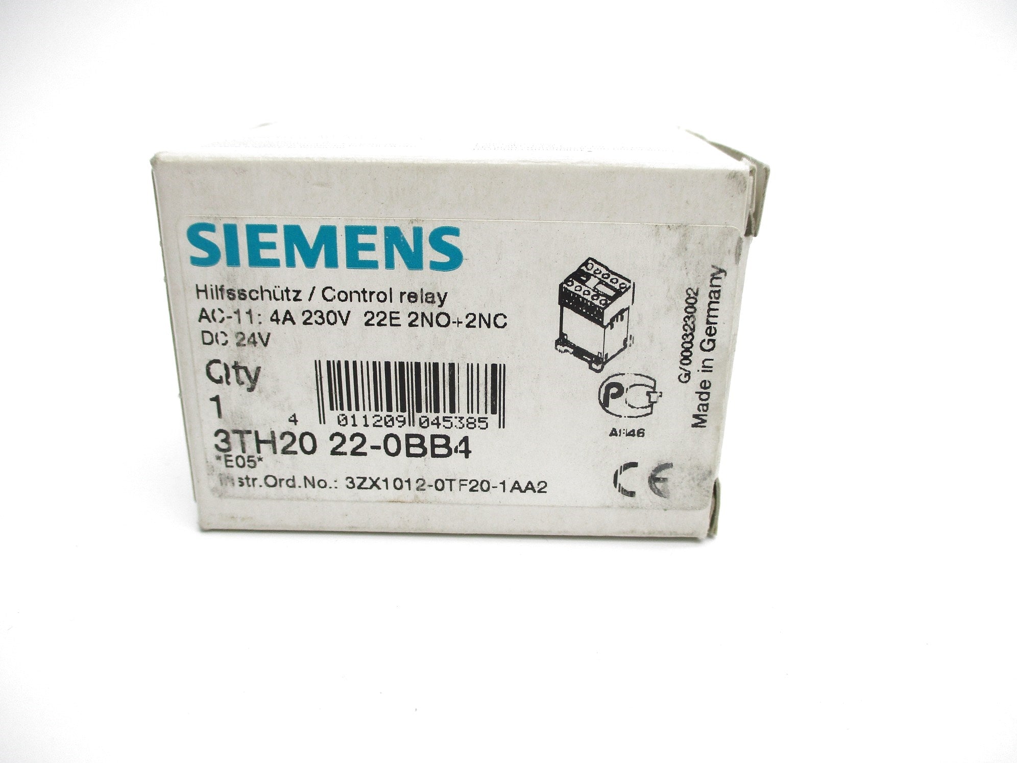 SIEMENS 3TH2022-0BB4 24VDC 10A NSMP