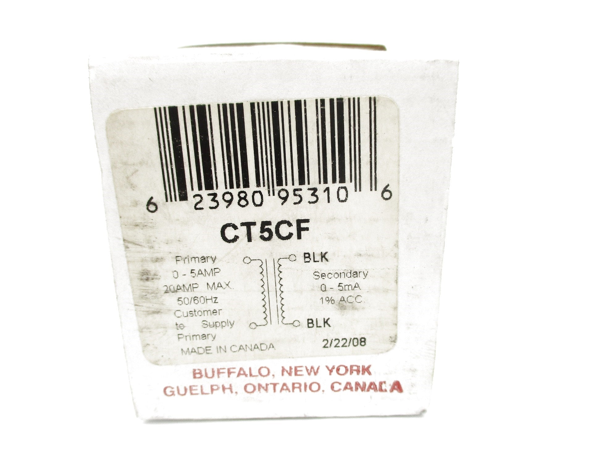 HAMMOND MANUFACTURING CT5CF NSMP