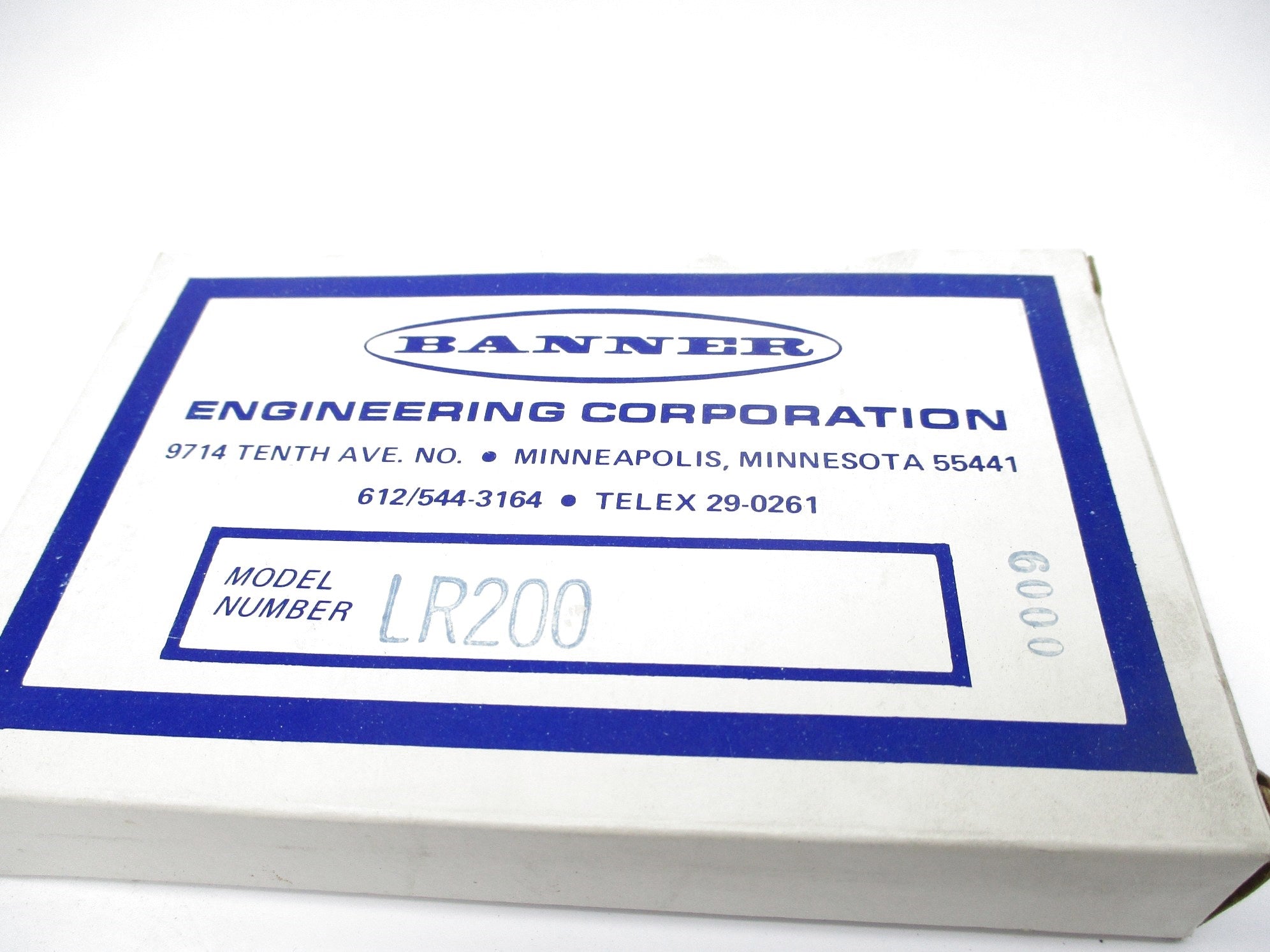 BANNER ENGINEERING LR200 16307 NSMP