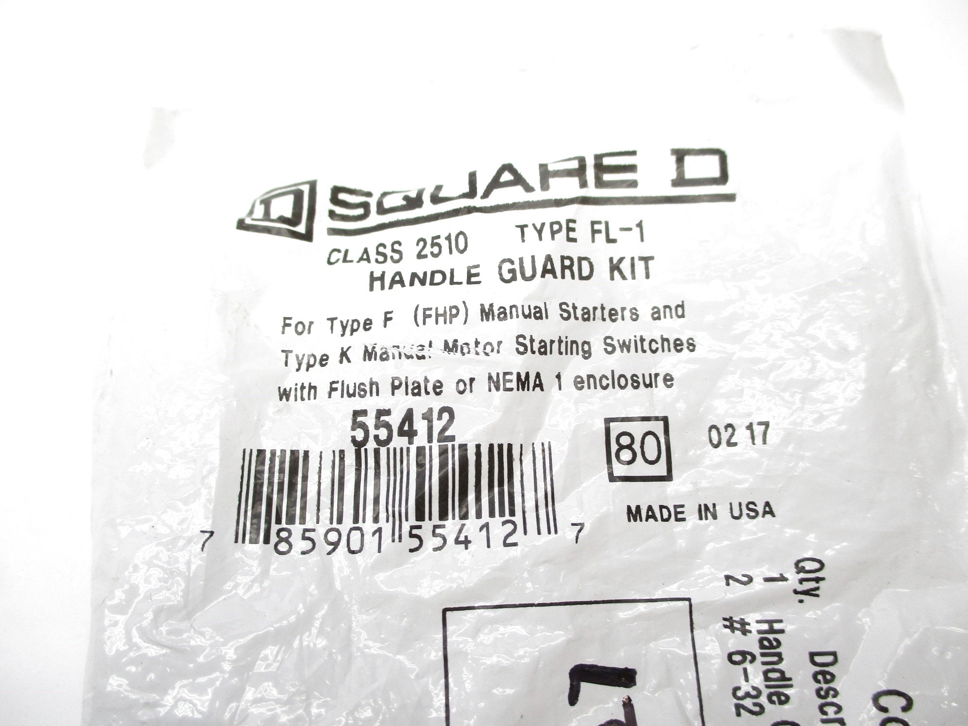 SQUARE D 2510FL-1 NSMP
