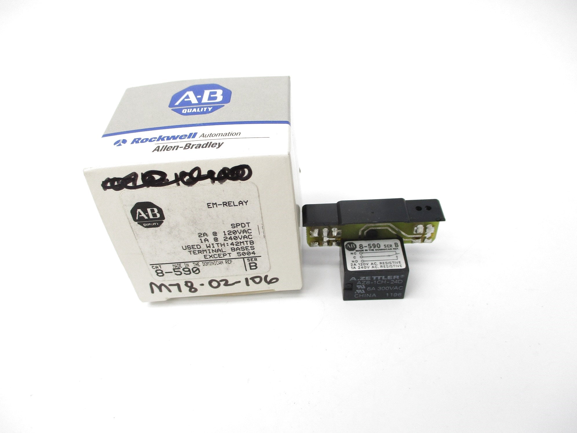 ALLEN BRADLEY 8-590 SER. B 240VAC 1A (GY/BL) NSMP