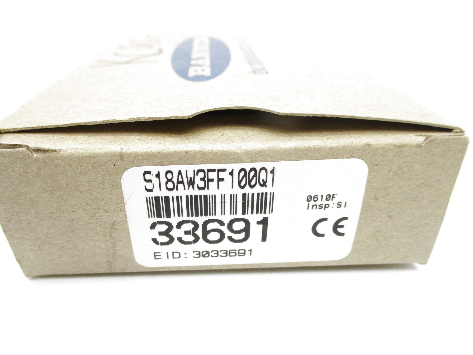 BANNER ENGINEERING S18AW3FF100Q 30886 20-250VAC NSMP