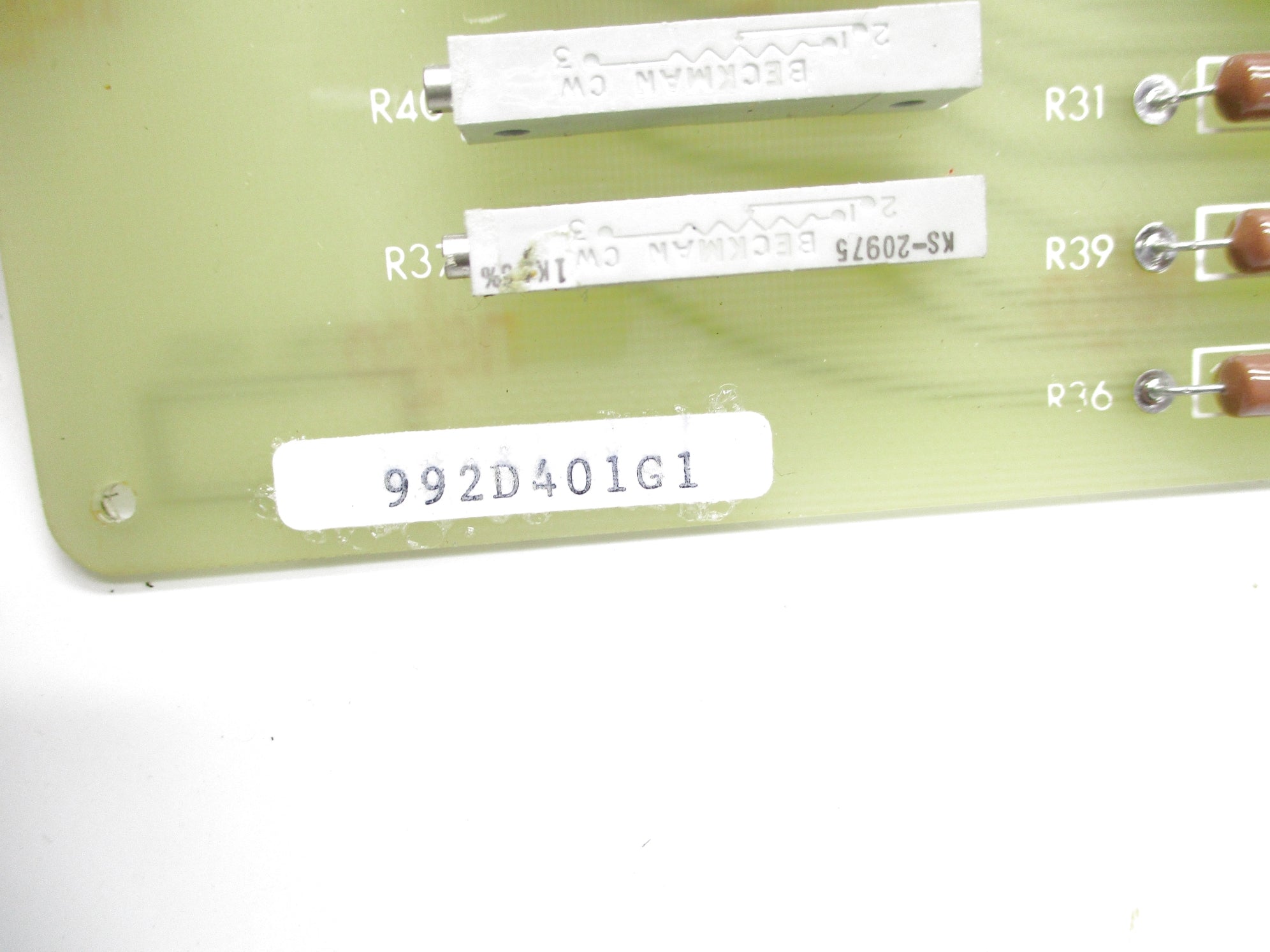 GENERAL ELECTRIC 992D401G1 992D400-0 (AS PICTURED) NSNP