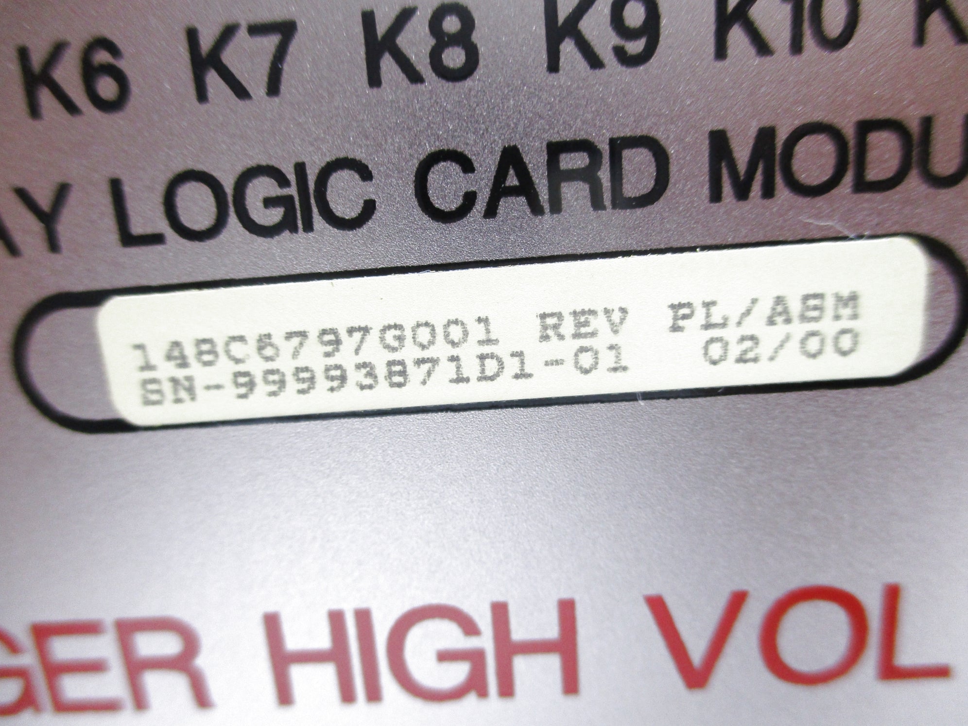 GENERAL ELECTRIC 148C6797G0001 NSNP