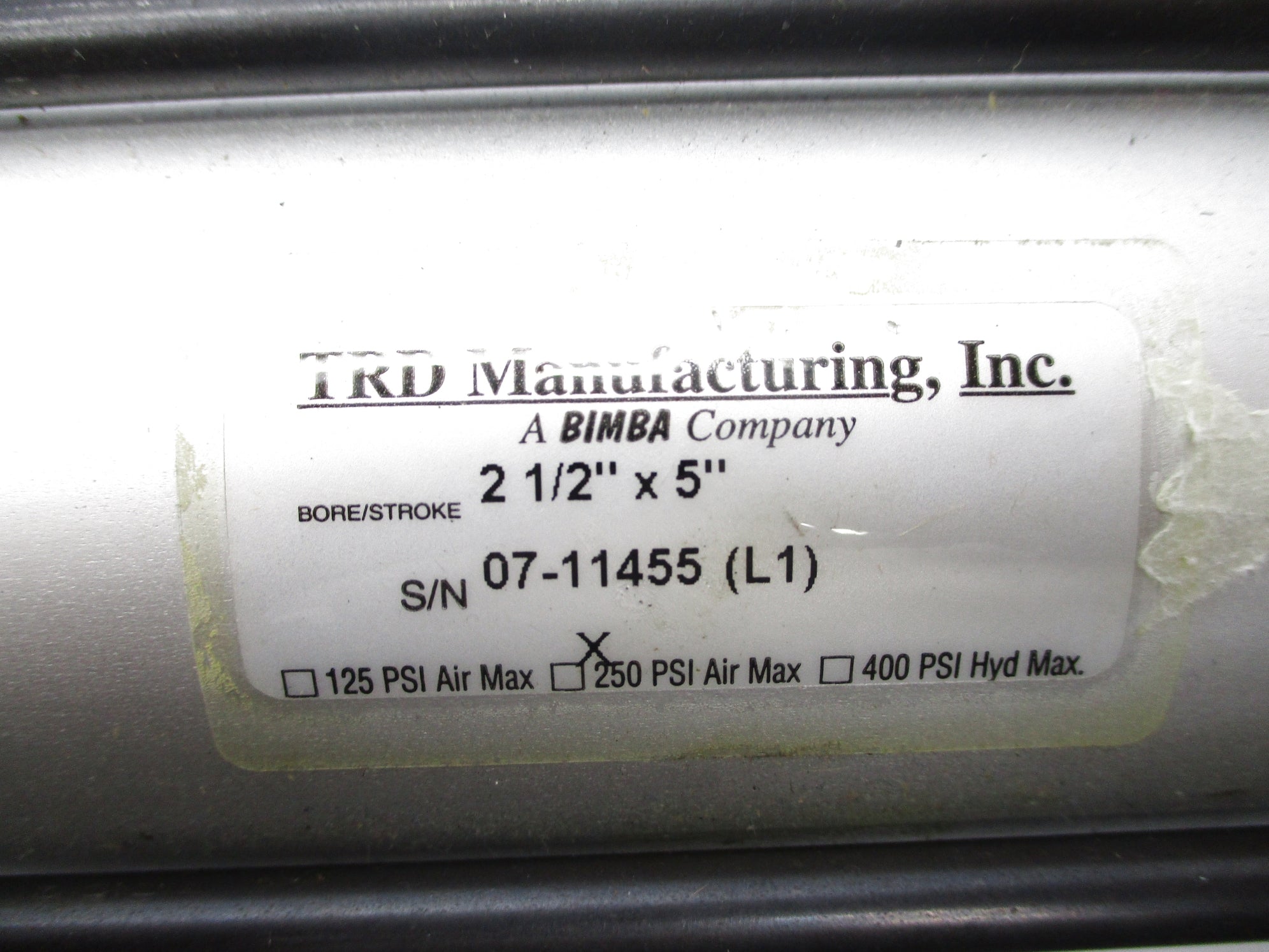 TRD MANUFACTURING 21/2X5 250PSI NSNP