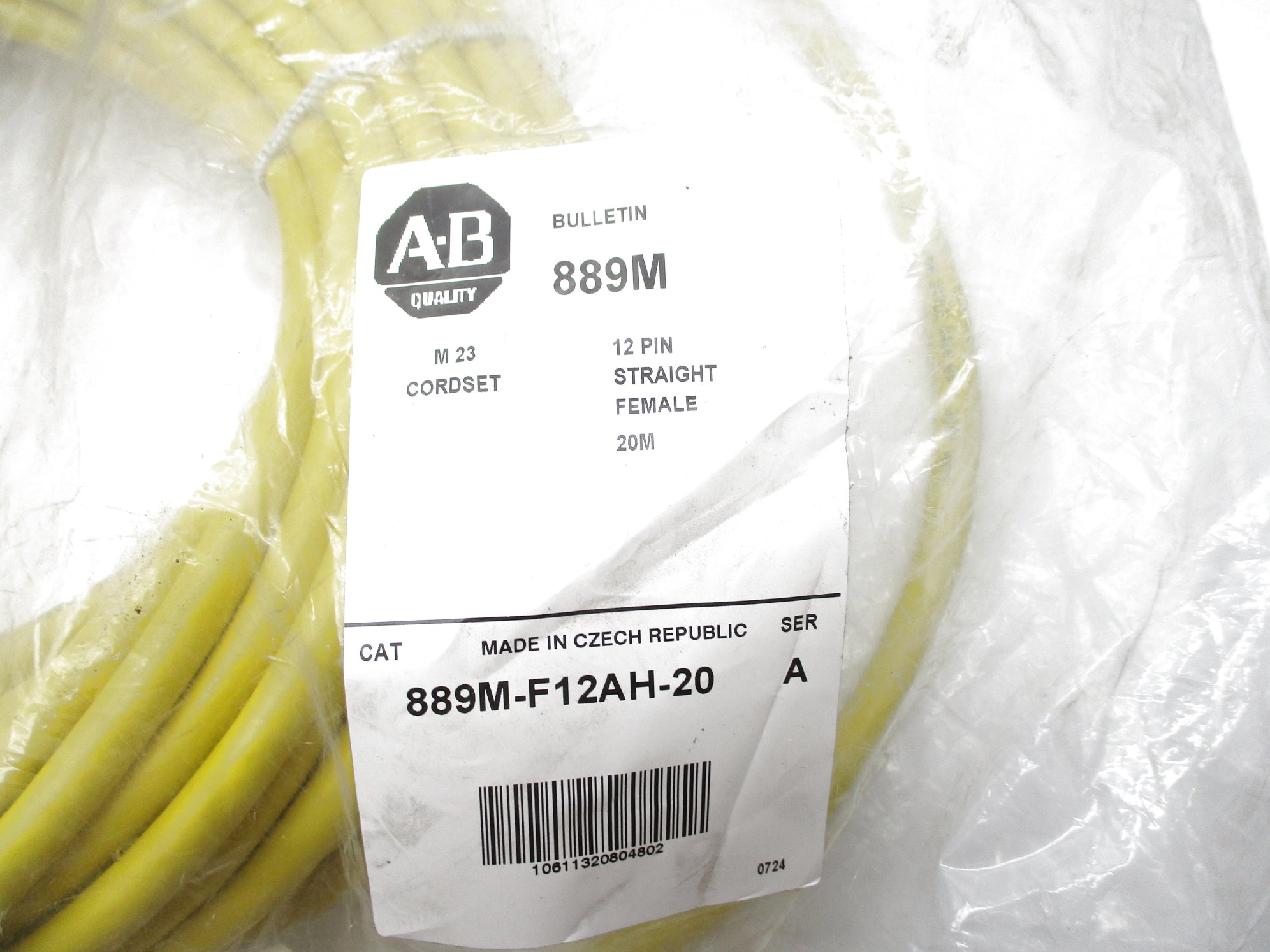 INDUSTRIAL SPARE PART 889M-F12AH-20 SER. A NSMP