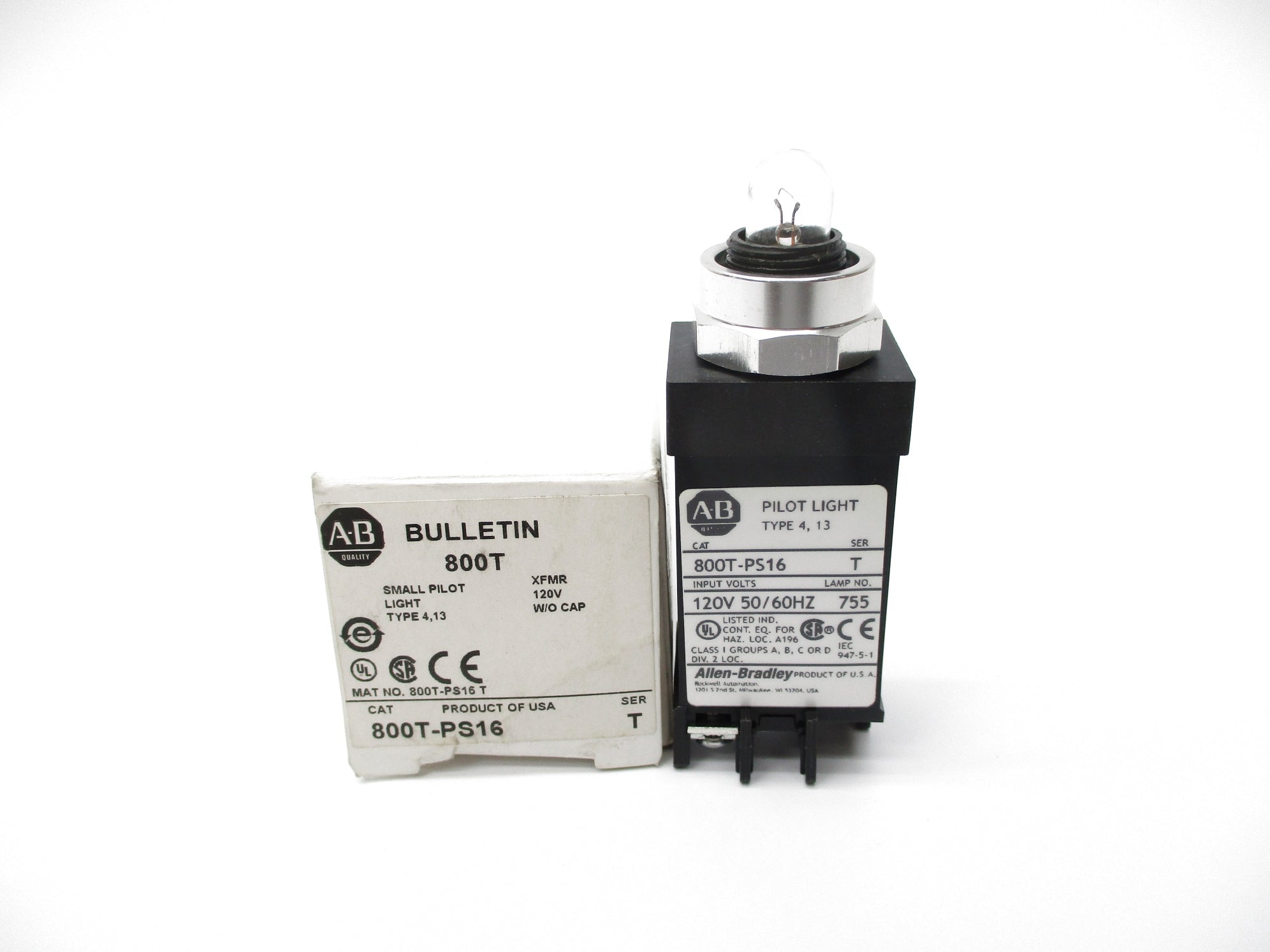 ALLEN BRADLEY 800T-PS16 SER. T (WH) NSMP