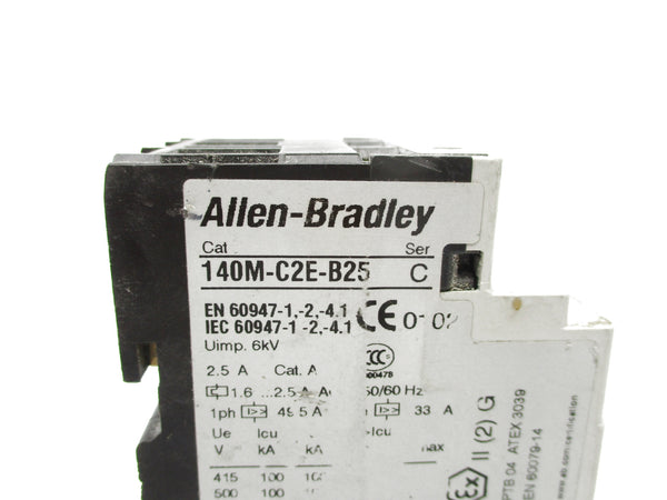ALLEN BRADLEY 140M-C2E-B25 SER. C 1.6-2.5A UNMP