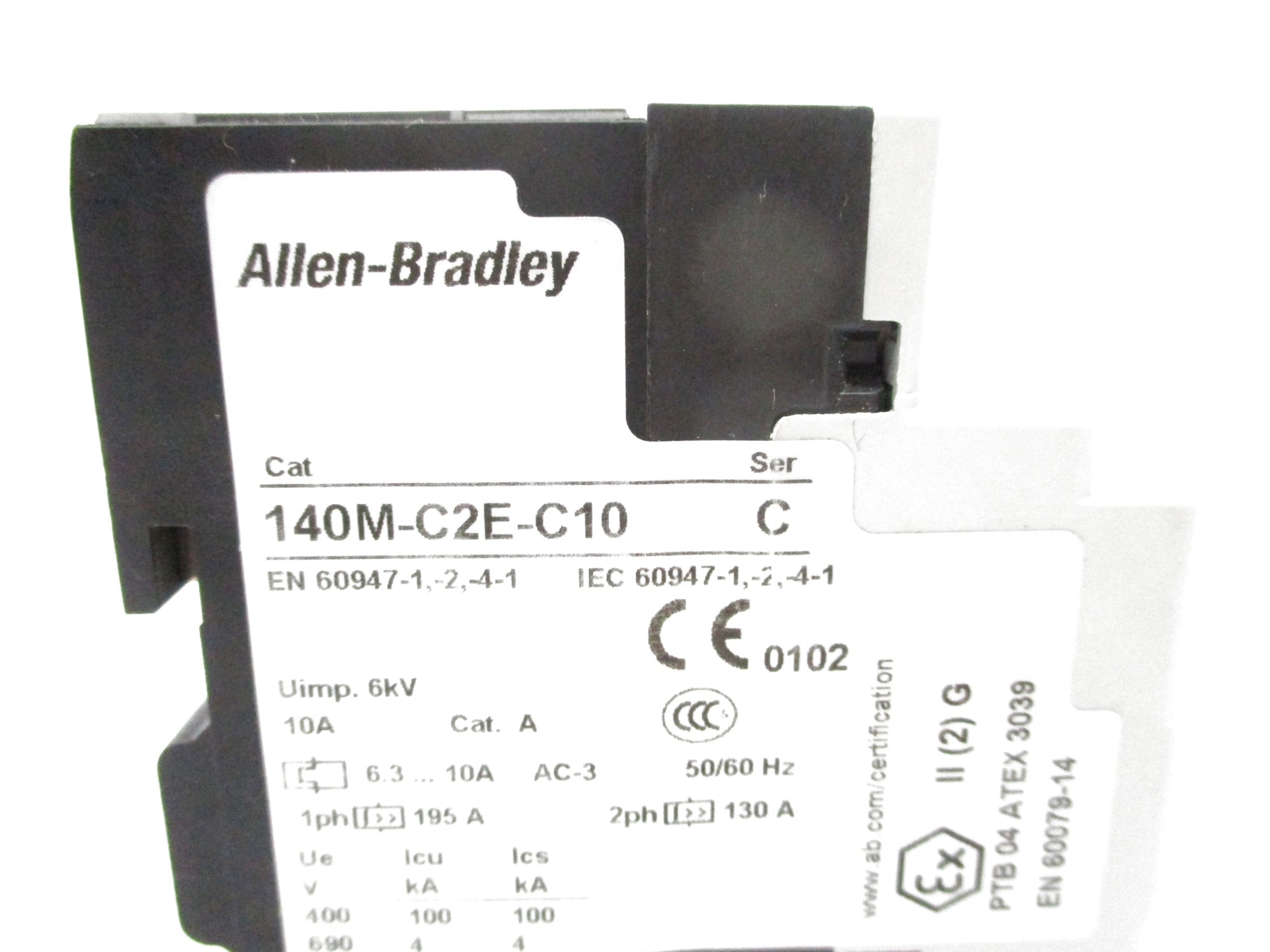 ALLEN BRADLEY 140M-C2E-C10 SER. C 690V 6.3-10A NSNP