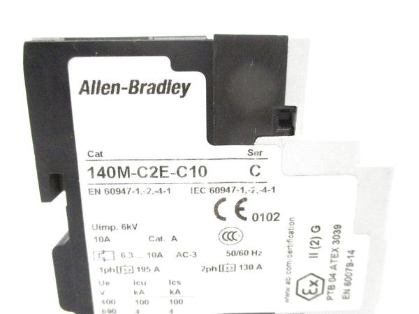 ALLEN BRADLEY 140M-C2E-C10 SER. C 690V 6.3-10A NSNP