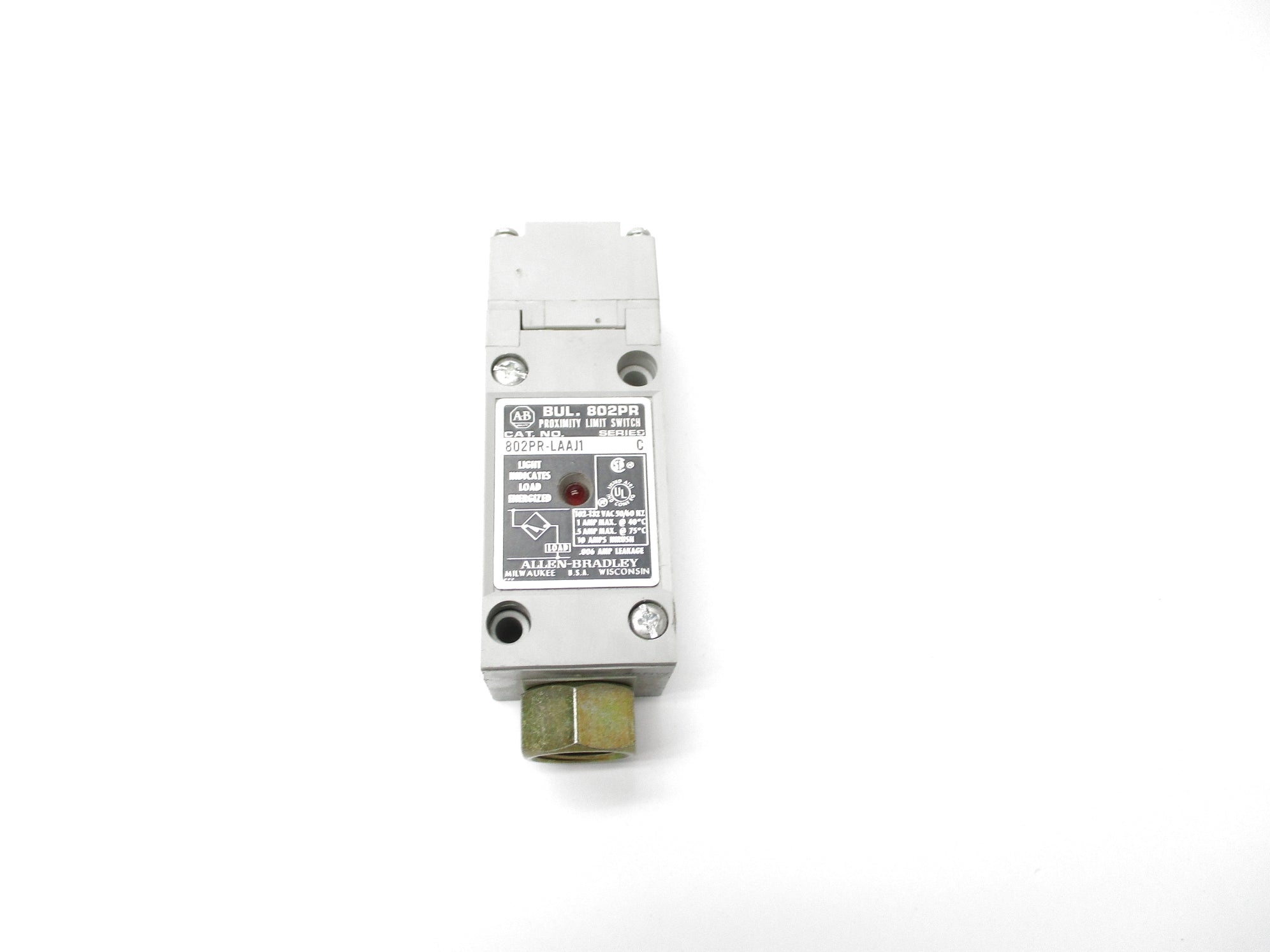 INDUSTRIAL SPARE PART 802PR-LAAJ1 SER. C 102-132VAC 10A NSNP