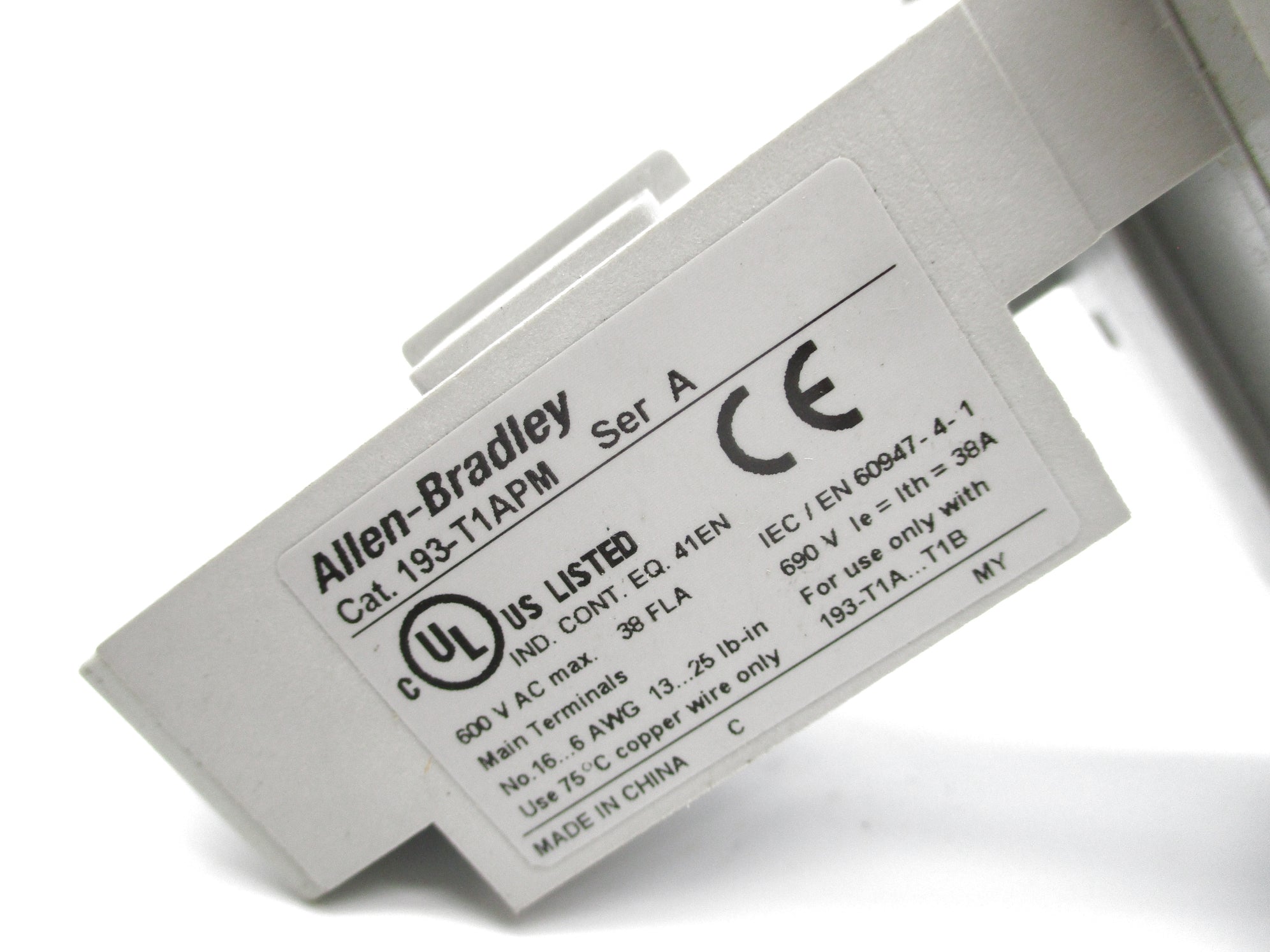 INDUSTRIAL SPARE PART 193-T1APM SER. A 600VAC 38A NSNP