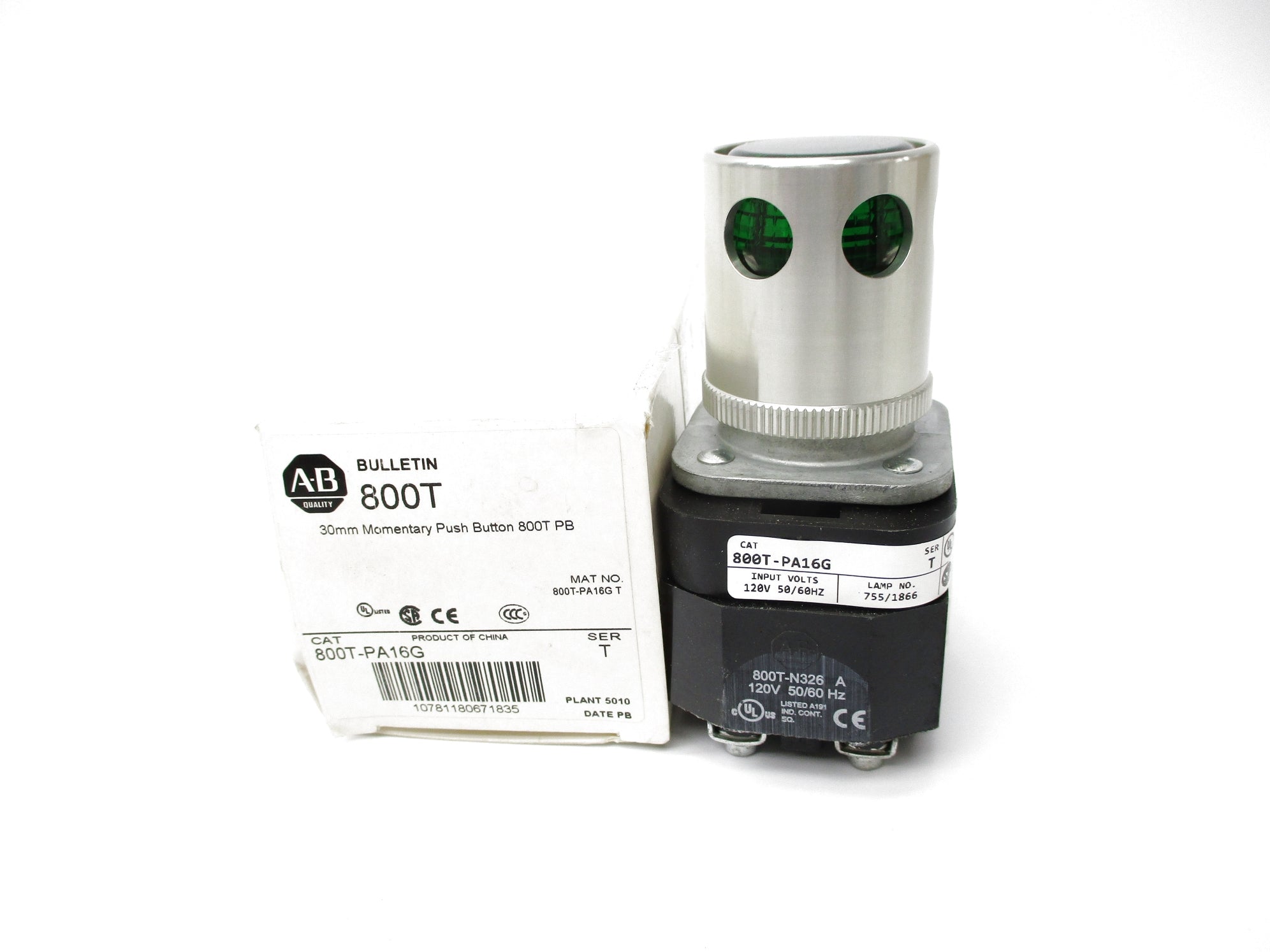 INDUSTRIAL SPARE PART 800T-PA16G SER. T 120V (WH) NSMP