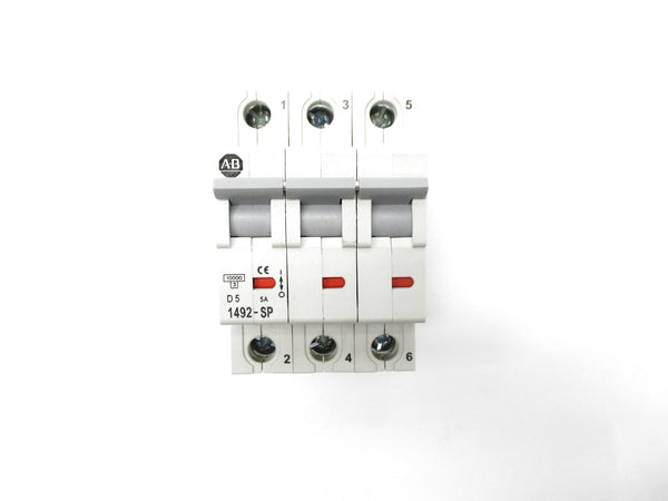 ALLEN BRADLEY 1492-SP3D050 SER. C 5A 277VAC (WH) NSMP