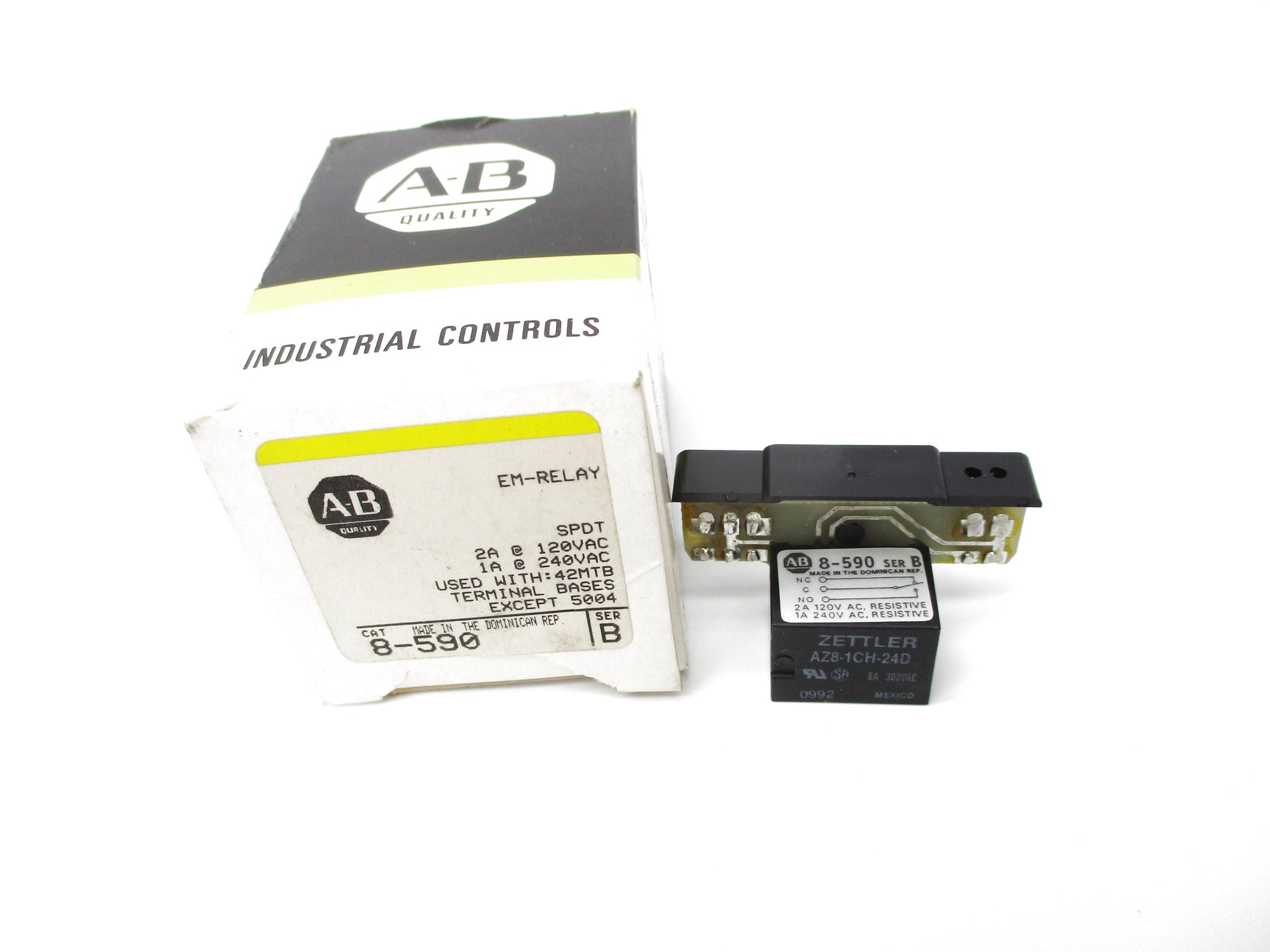 INDUSTRIAL SPARE PART 8-590 SER. B 240VAC 1A (BK/YL) NSMP