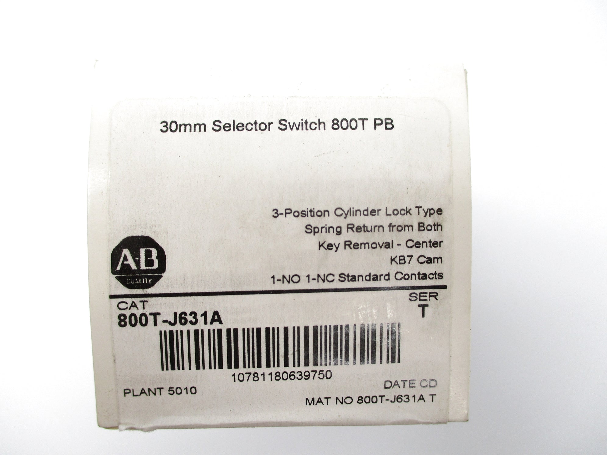 INDUSTRIAL SPARE PART 800T-J631A SER. T (WH) NSFS