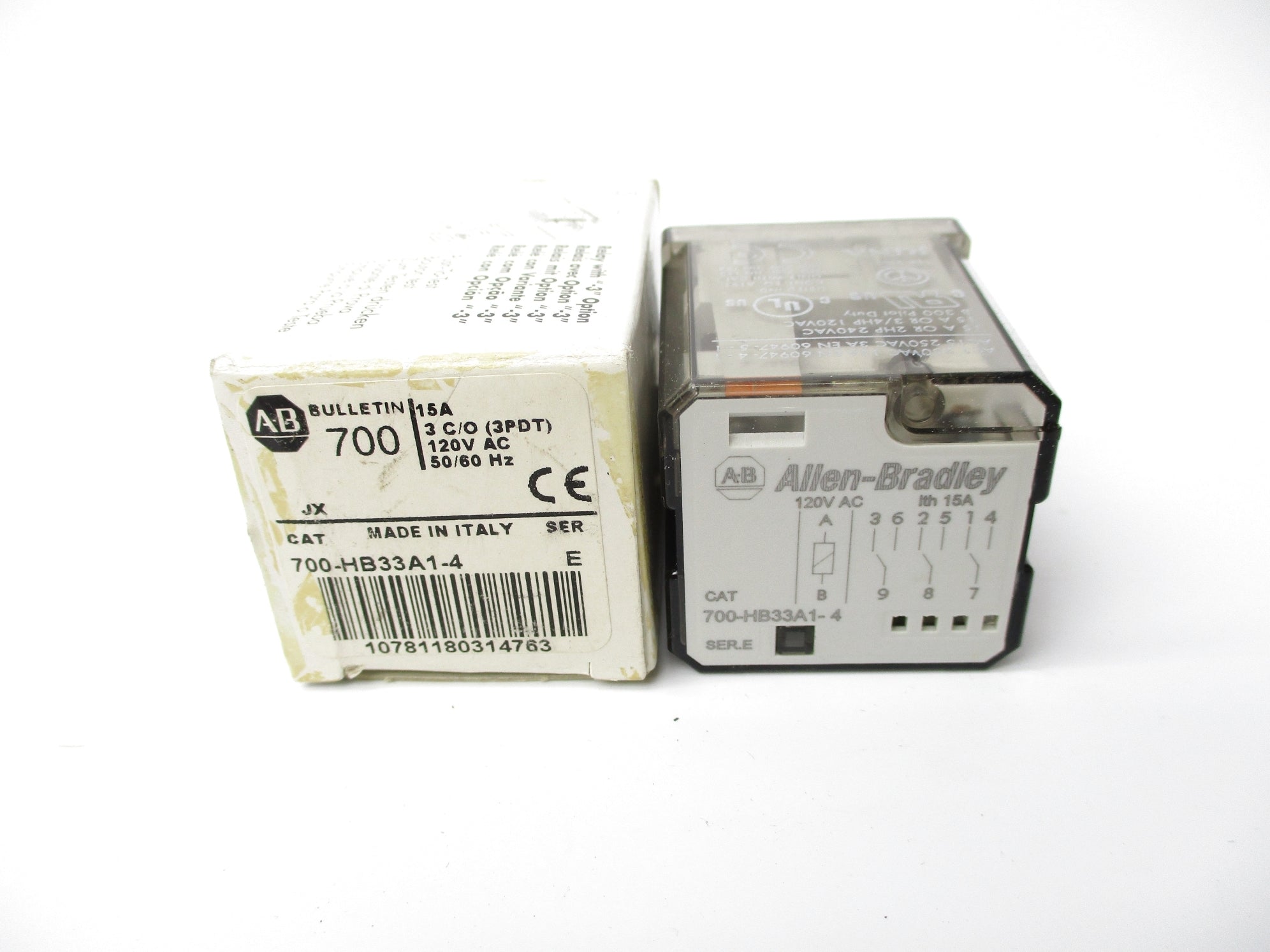 INDUSTRIAL SPARE PART 700-HB33A1-4 SER. E 120VAC 15A (WH) NSMP