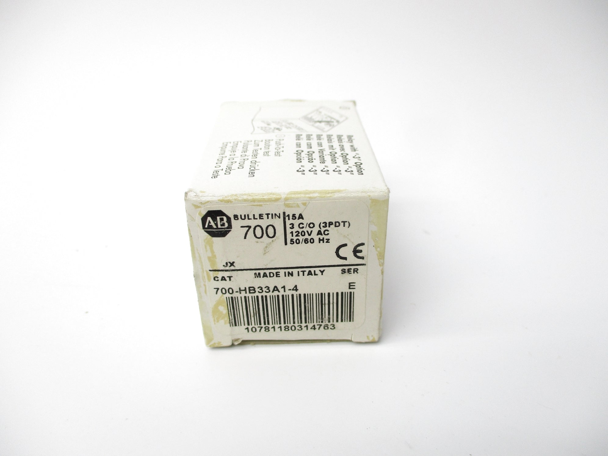 INDUSTRIAL SPARE PART 700-HB33A1-4 SER. E 120VAC 15A (WH) NSMP