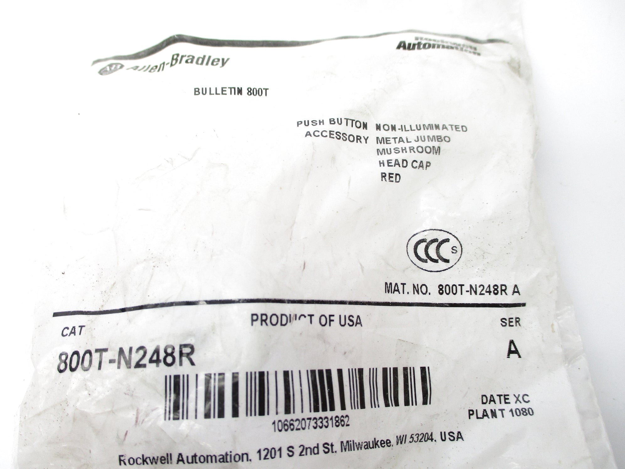 INDUSTRIAL SPARE PART 800T-N248R SER. A NSMP