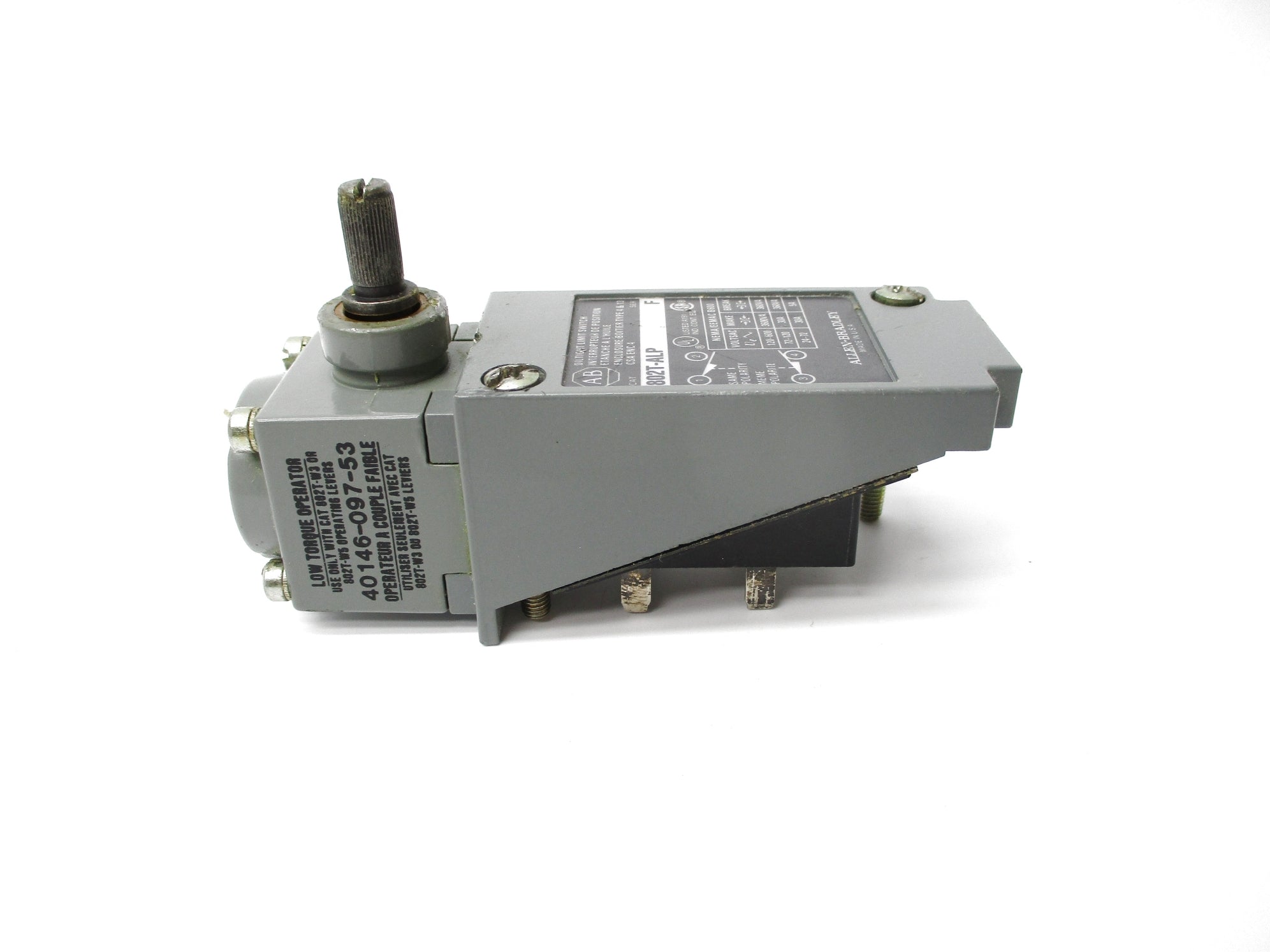 ALLEN BRADLEY 802T-ALP SER. F UNMP