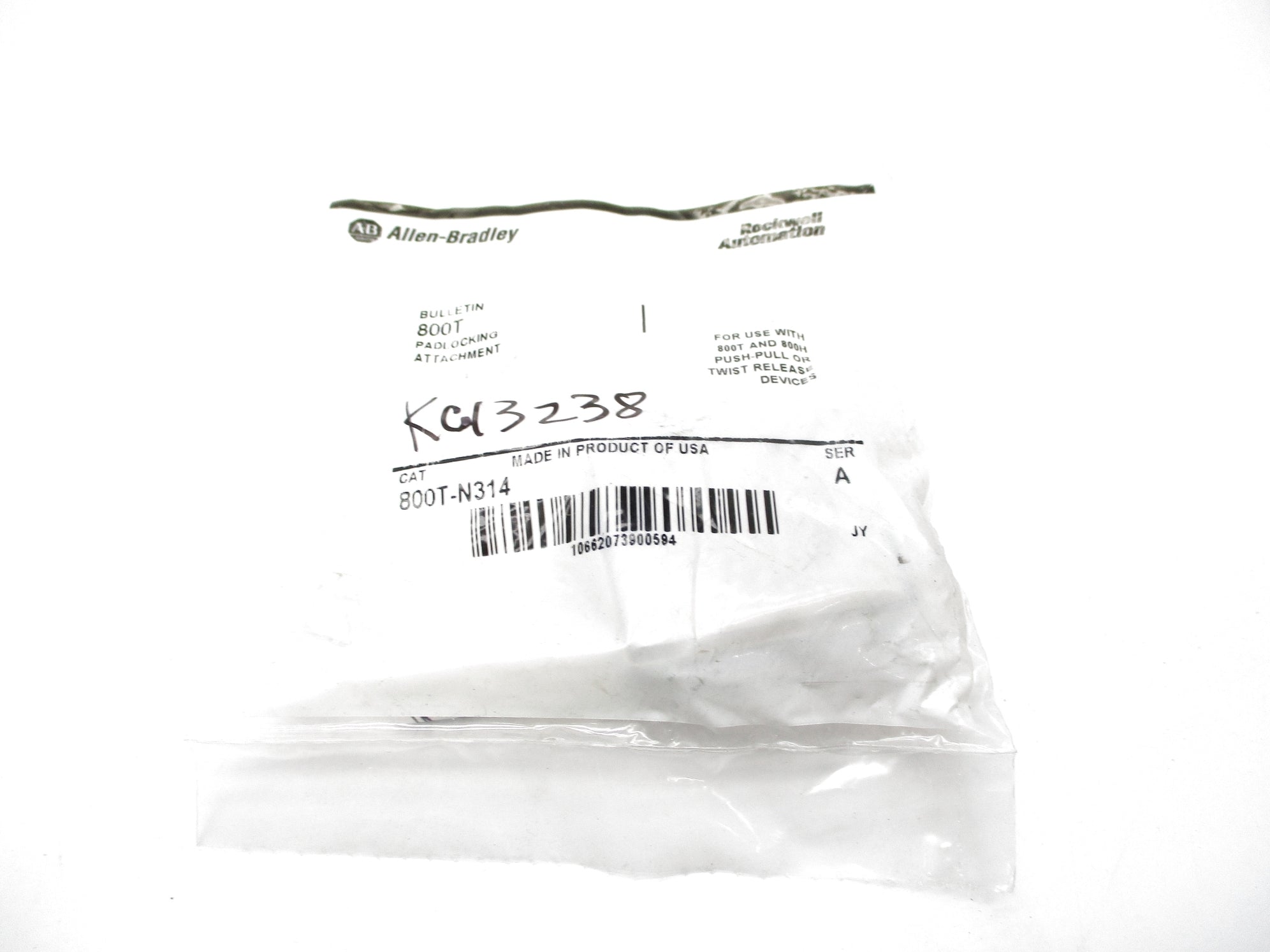 ALLEN BRADLEY 800T-N314 SER. A NSMP