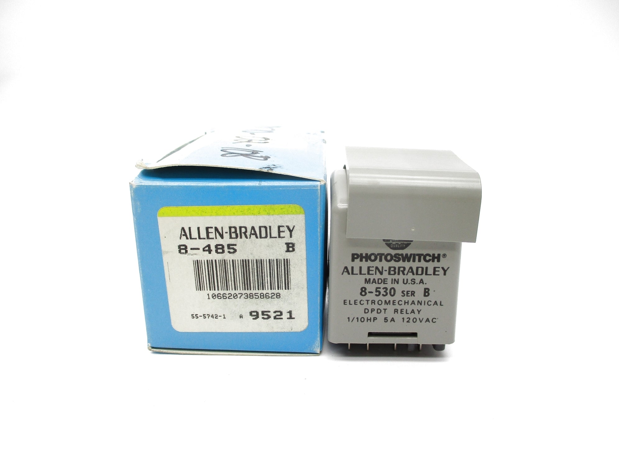 INDUSTRIAL SPARE PART 8-485 SER. B 5A 120VAC (BL/YL) NSMP