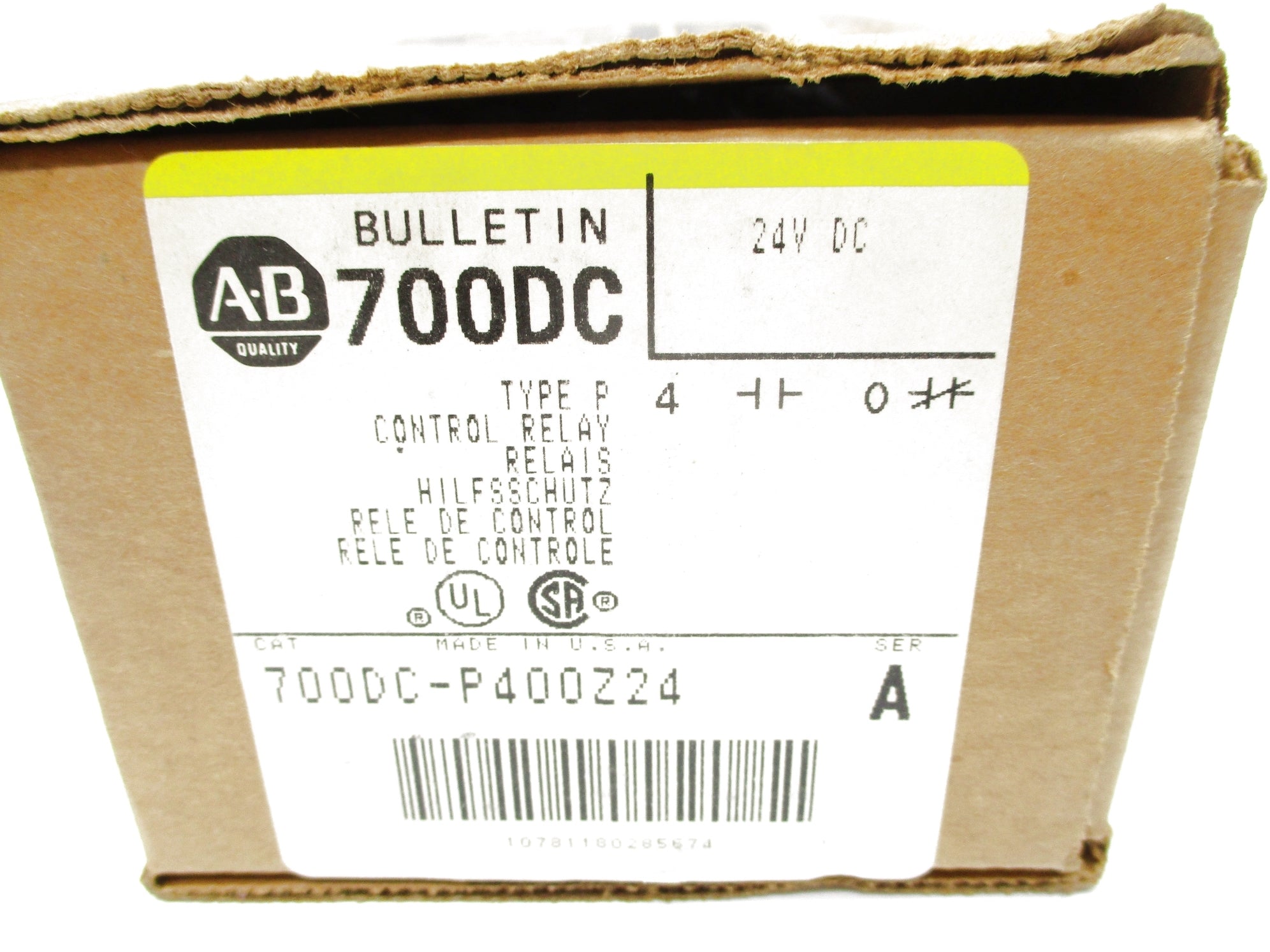 INDUSTRIAL SPARE PART 700DC-P400Z24 SER. A 24VDC (BR/YL) NSMP