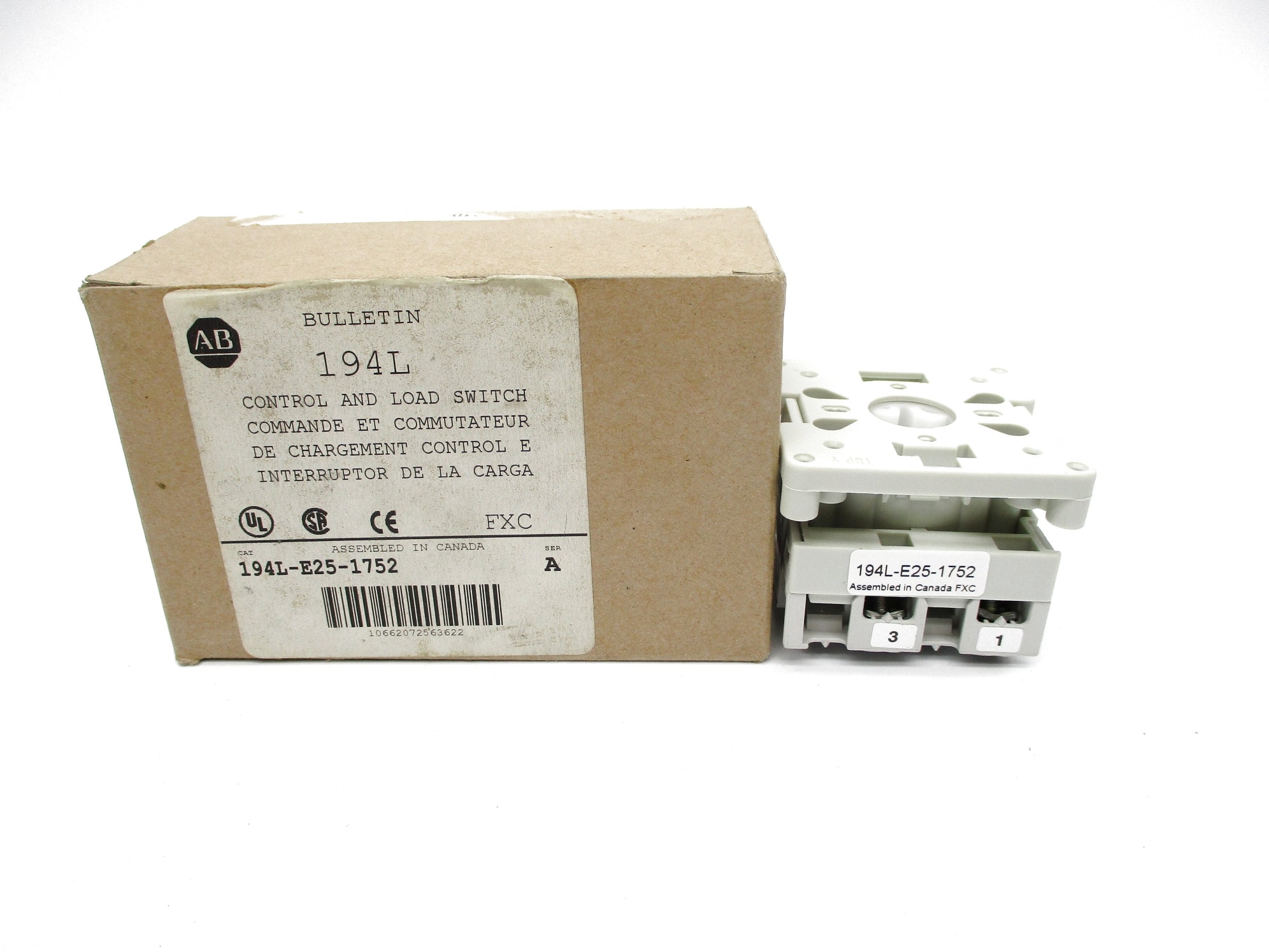 INDUSTRIAL SPARE PART 194L-E25-1752 SER. A (BR/WH) NSMP