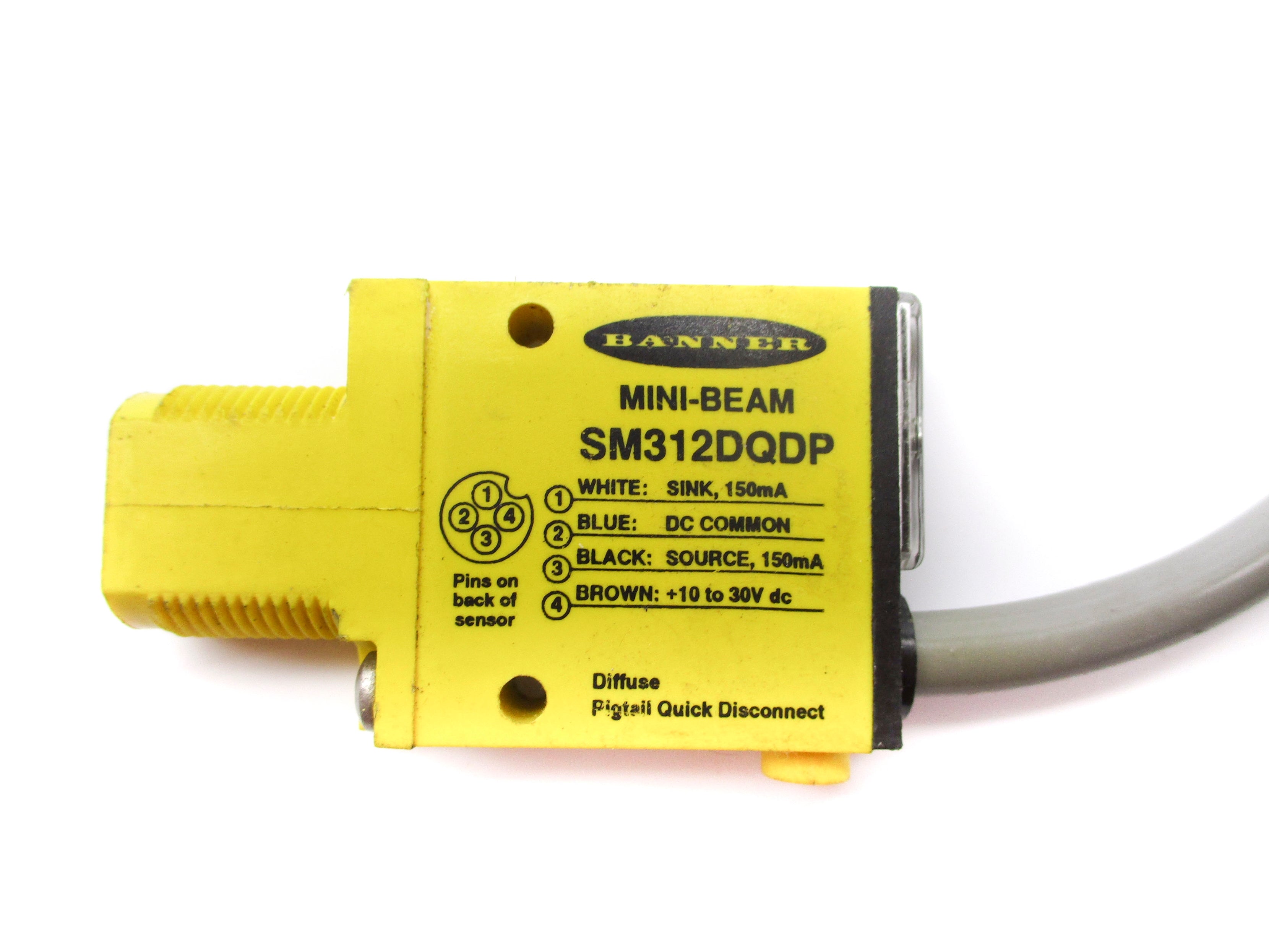 BANNER ENGINEERING SM312DQDP 10-30VDC NSNP