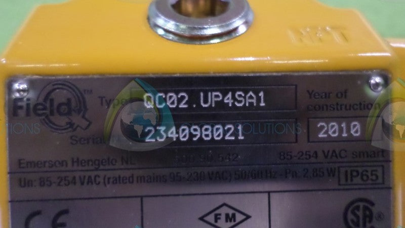 FIELD INC. QC02-UP4SA VALVE ACTUATOR NSNP