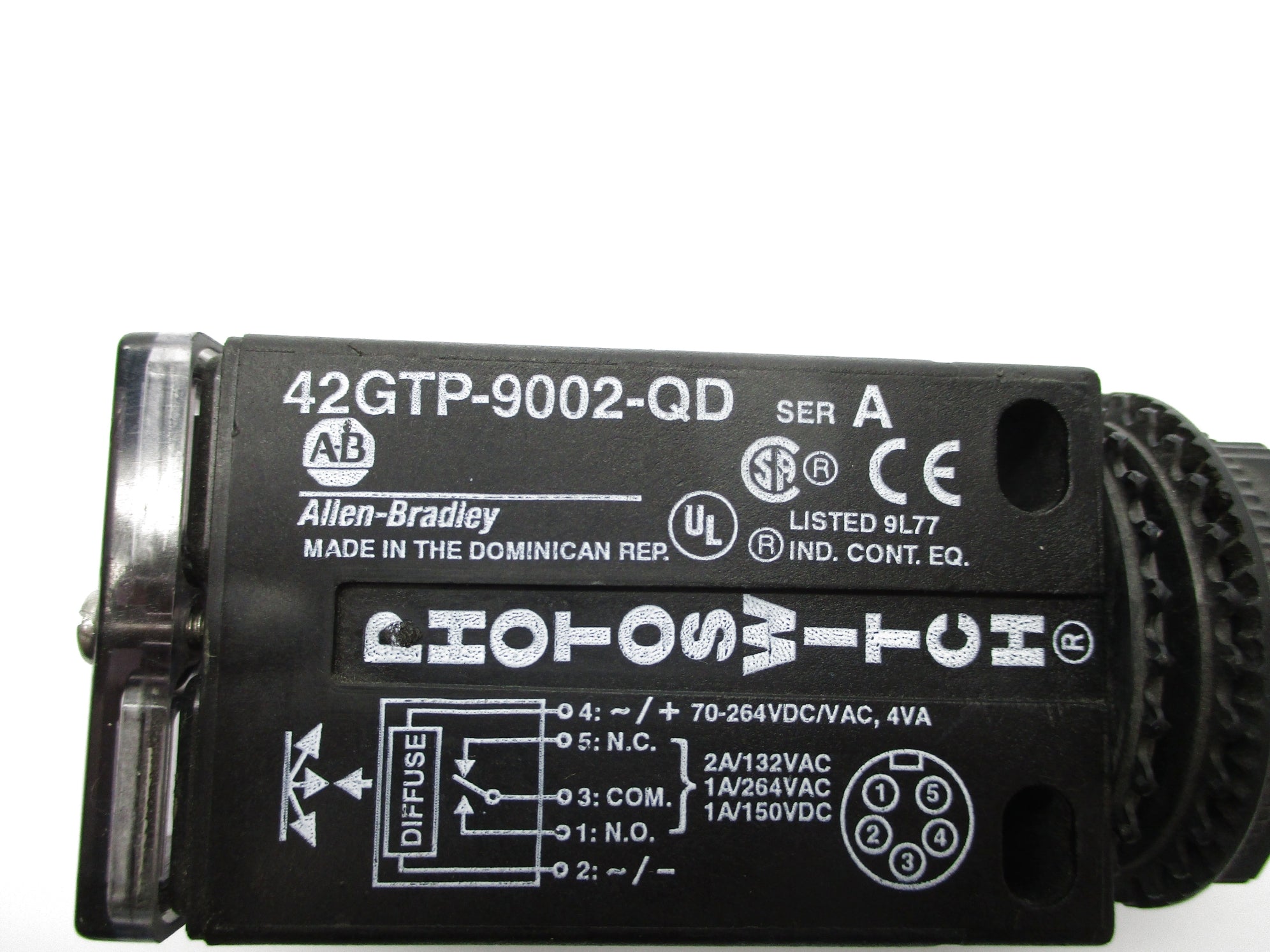 INDUSTRIAL SPARE PART 42GTP-9002-QD SER. A 70-264VDC/VAC 2A NSNP