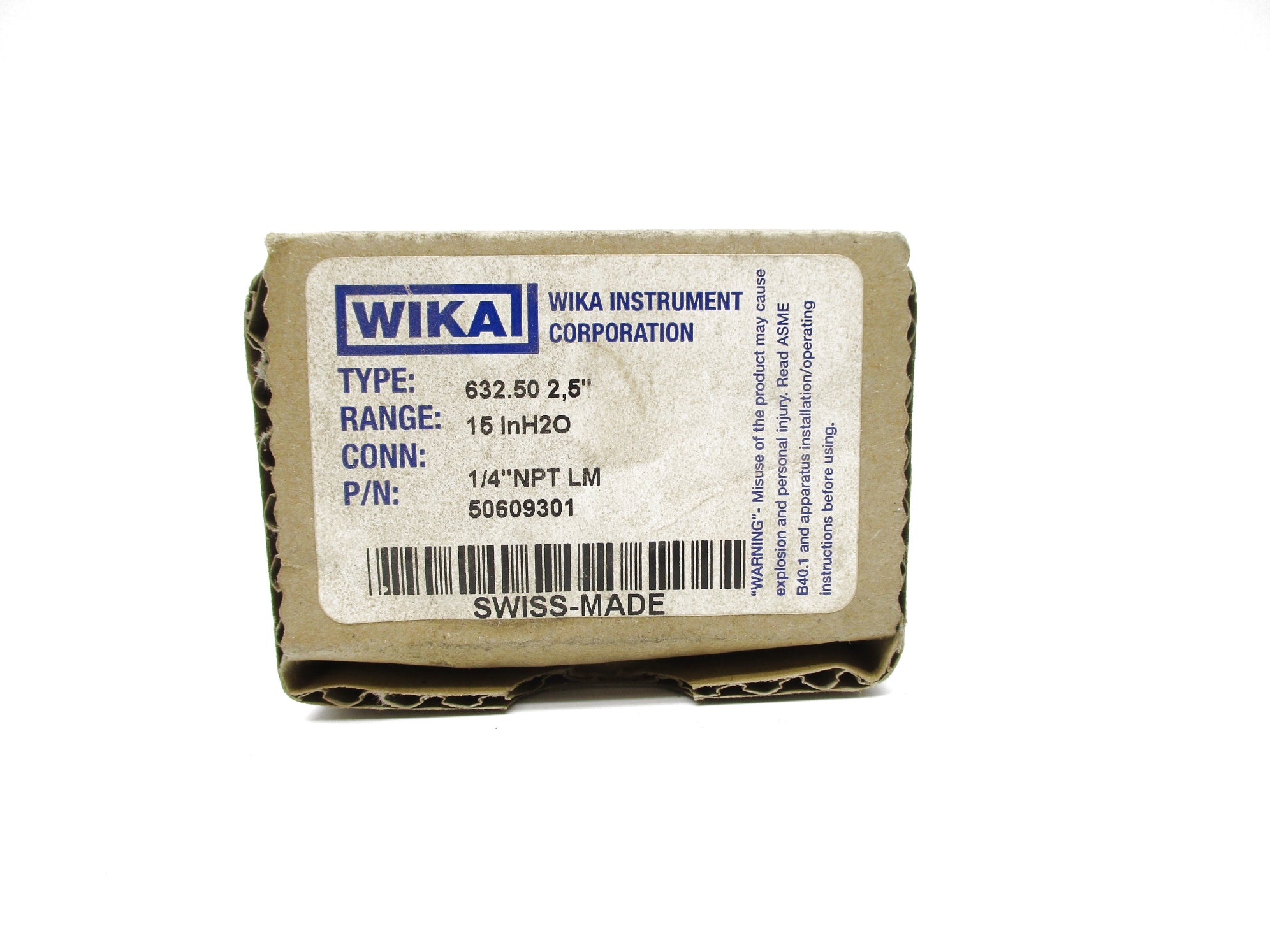 WIKA 50609301 632.50 0-15 NSMP