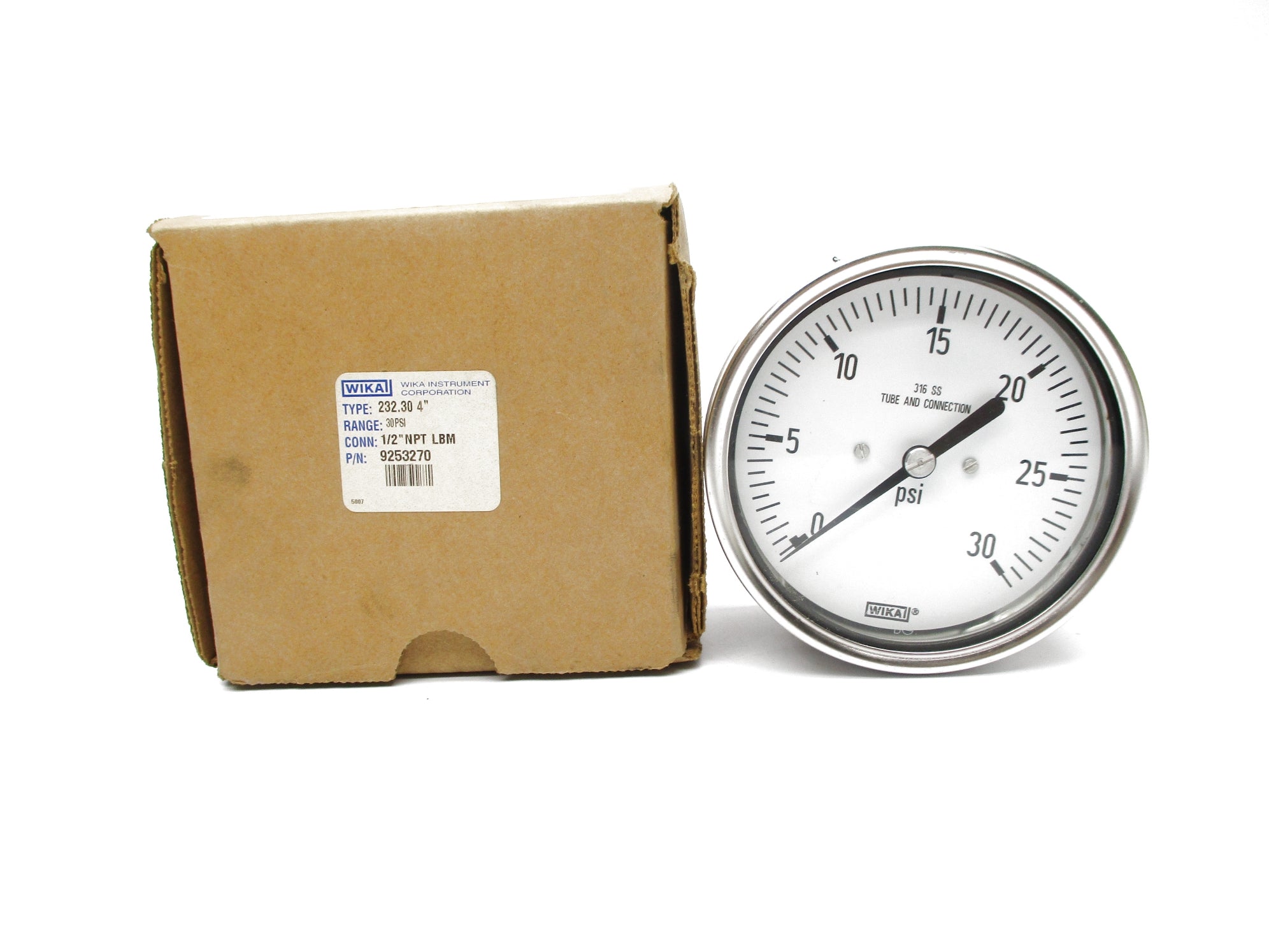 WIKA 9253270 232.30 0-30PSI NSMP