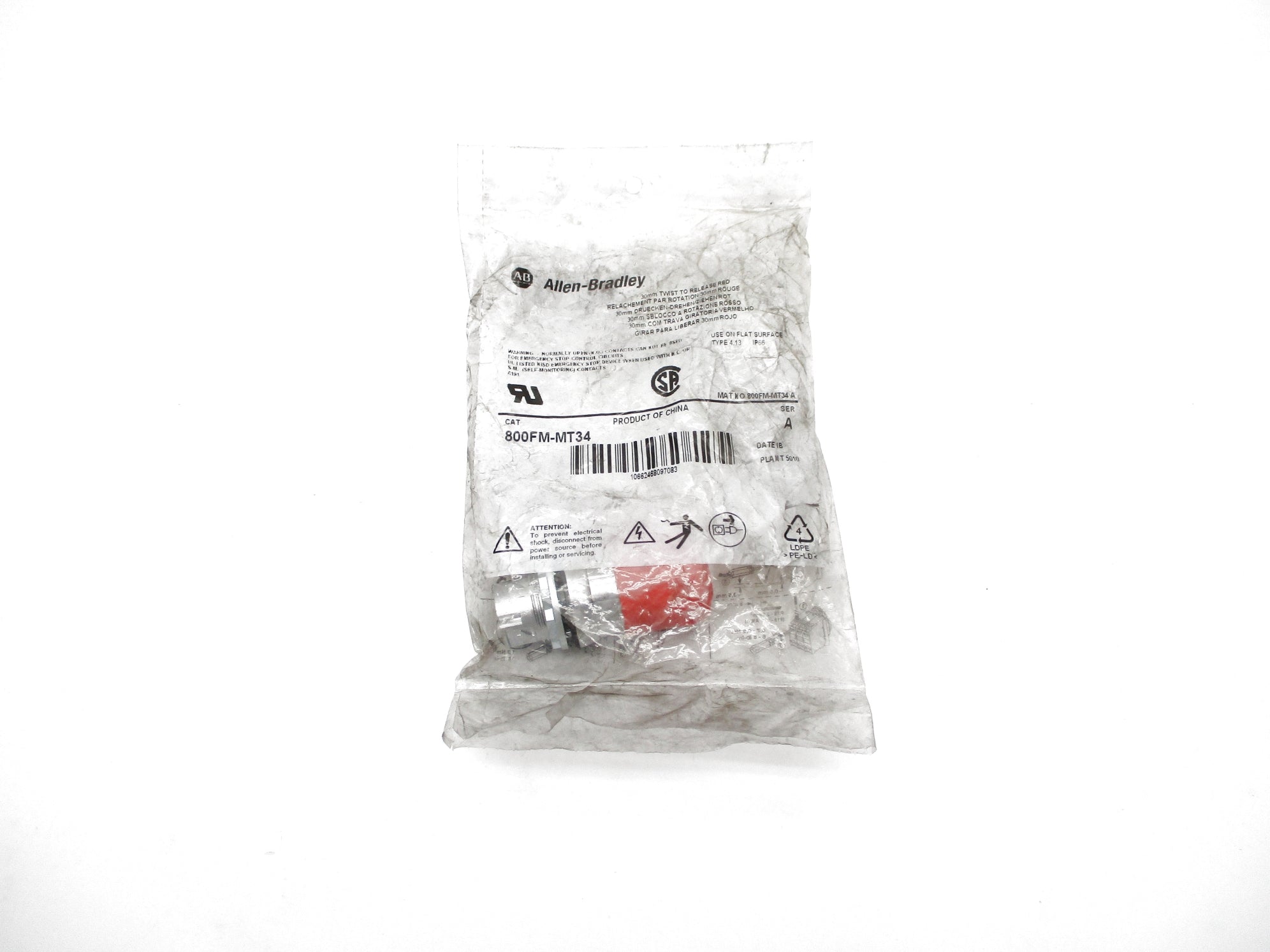 INDUSTRIAL SPARE PART 800FM-MT34 SER. A NSMP