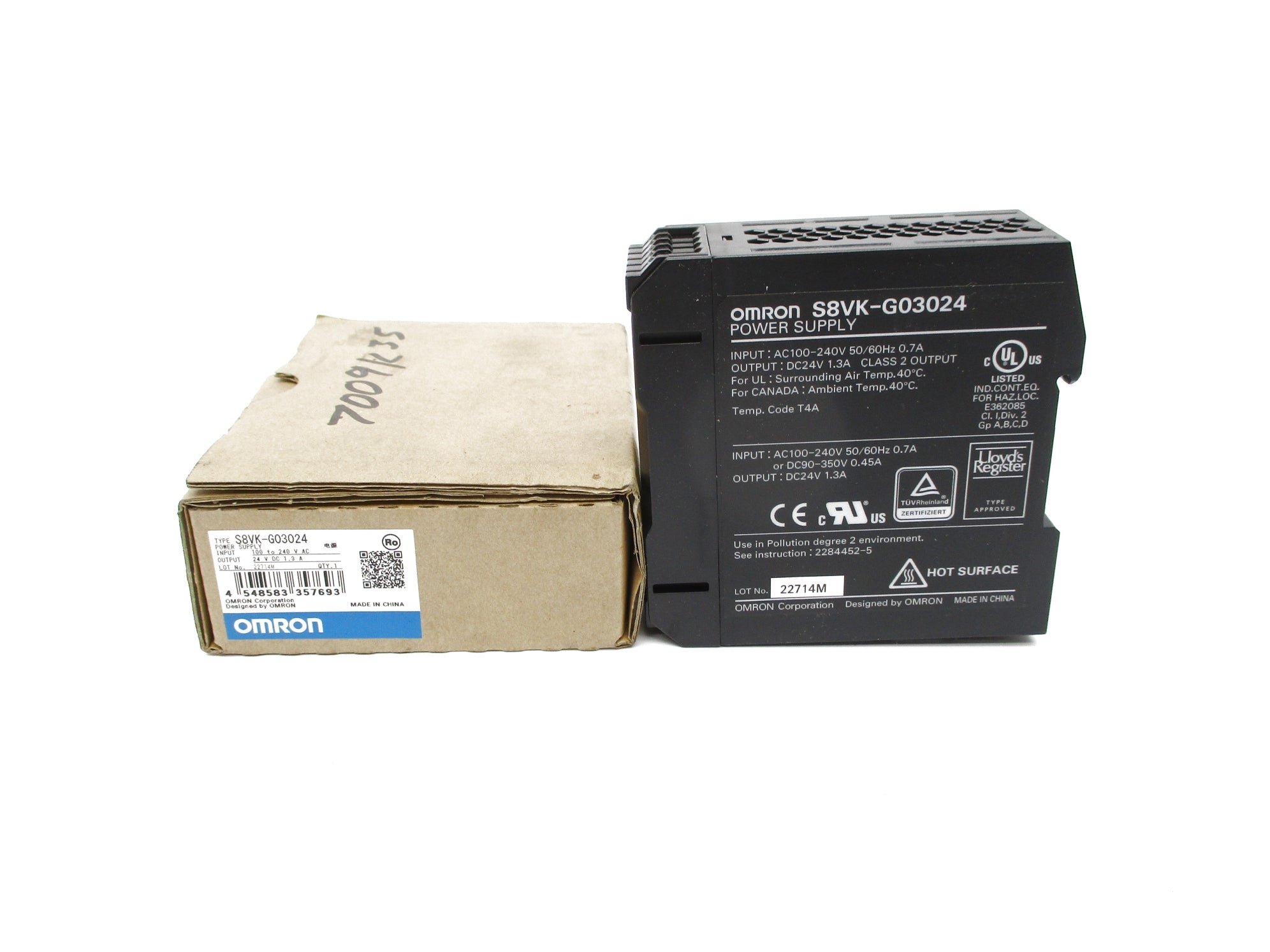 OMRON S8VK-G03024 100-240VAC 0.7A NSMP
