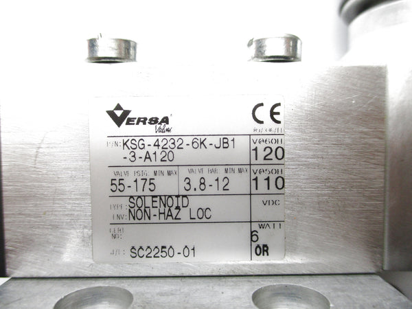 VERSA KSG-4232-6K-JB1-3-A120 110/120V 55-175PSIG NSNP