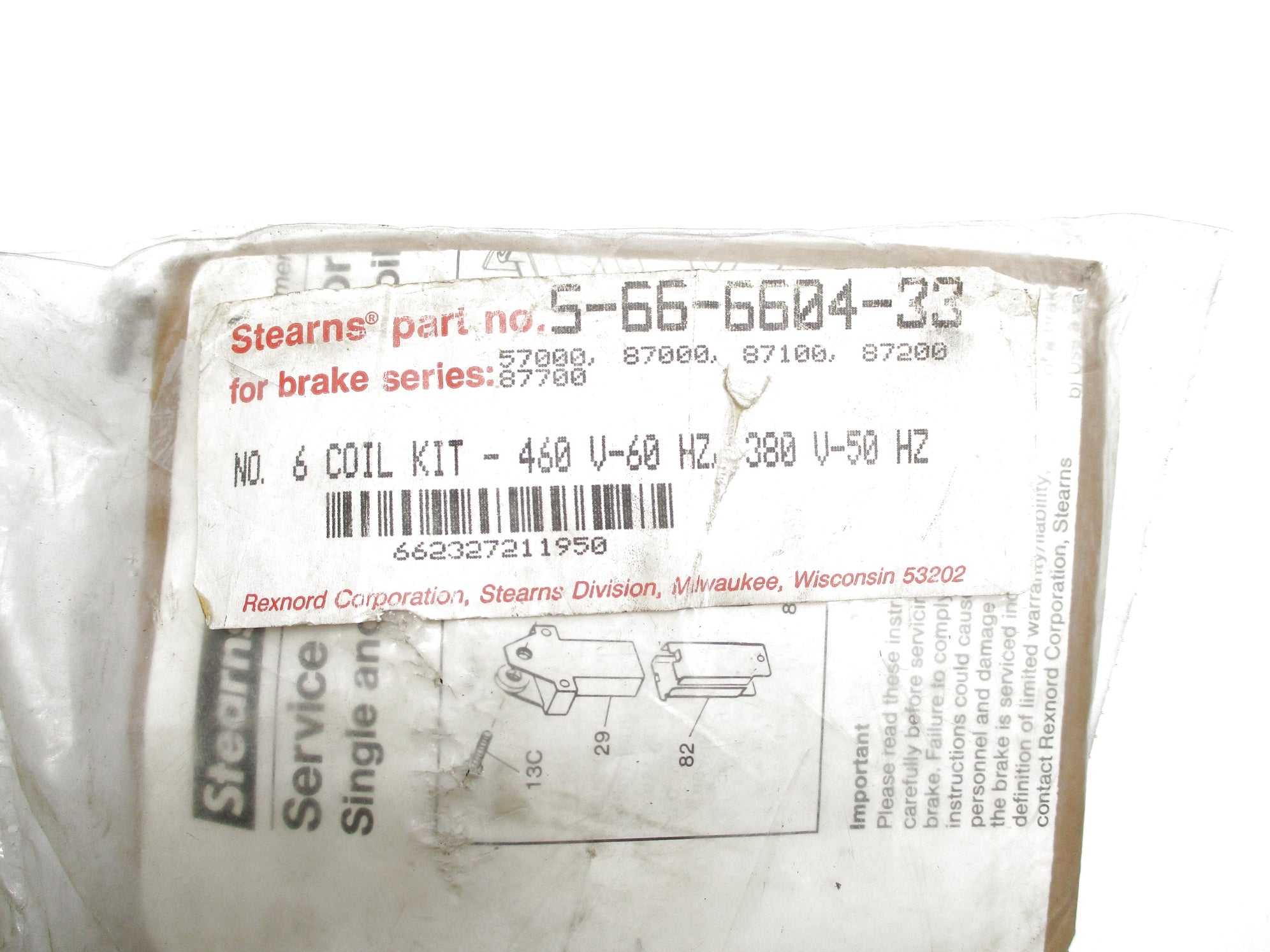 STEARNS 5-66-6604-33 380/460V NSMP