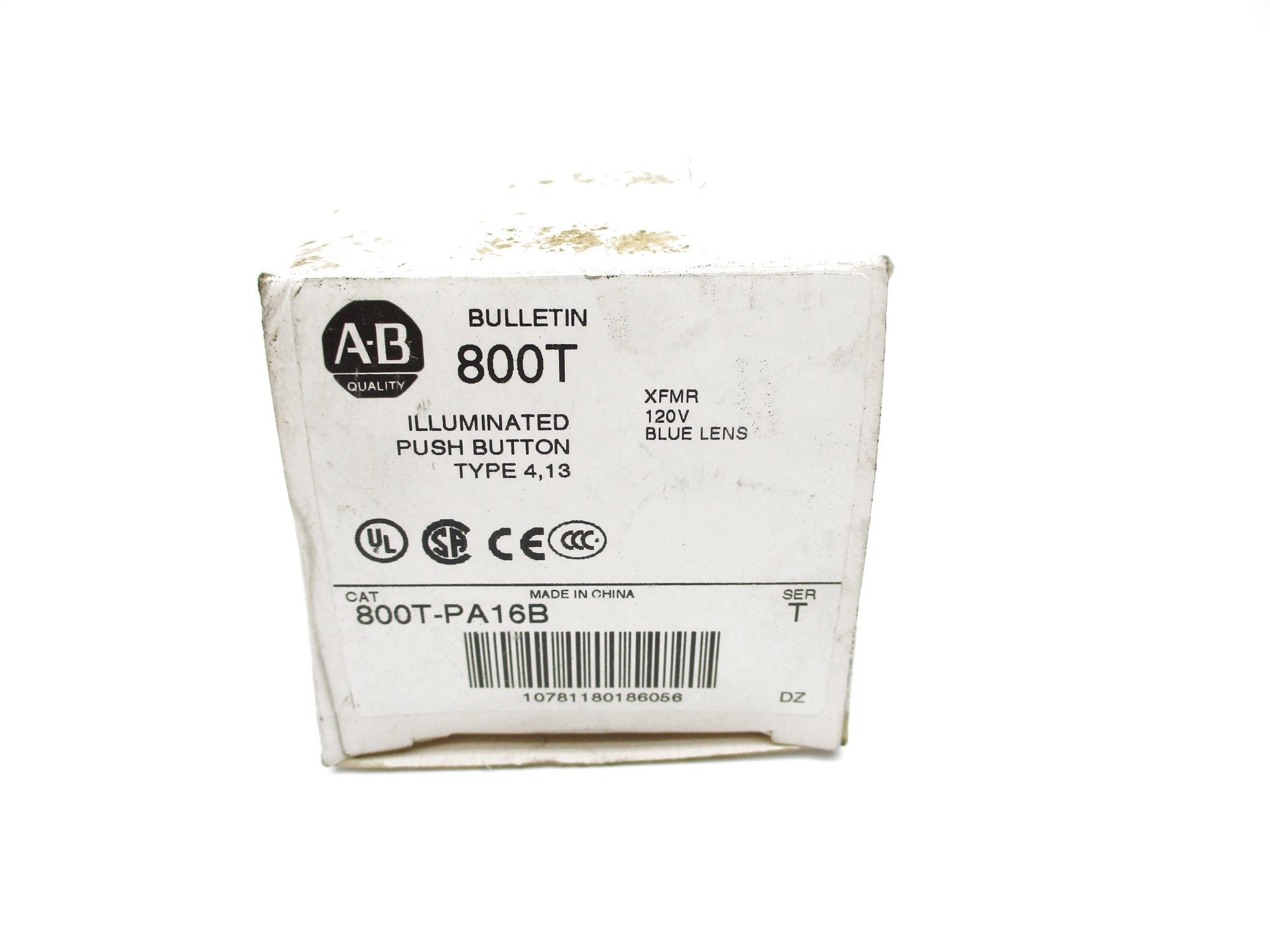 ALLEN BRADLEY 800T-PA16B SER. T 120V (WH) NSMP