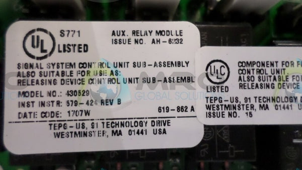 430529 AUXILLARY RELAY MODULE NSNP