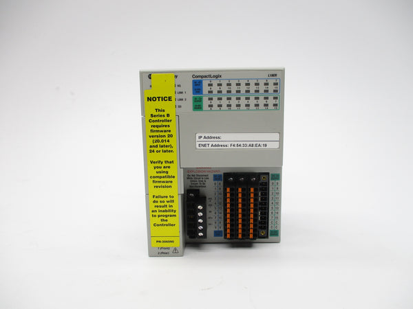ALLEN BRADLEY 1769-L18ER-BB1B SER. B F/W 1.005 24V 2.3A NSMP