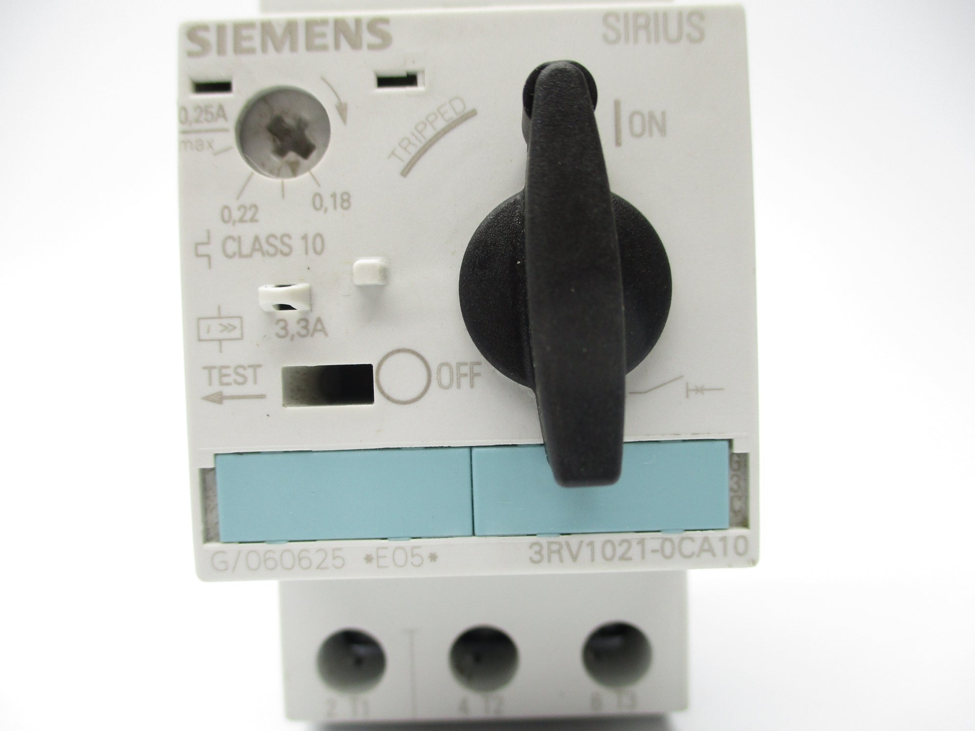 SIEMENS 3RV1021-0CA10 600V 0.18-0.25A NSNP