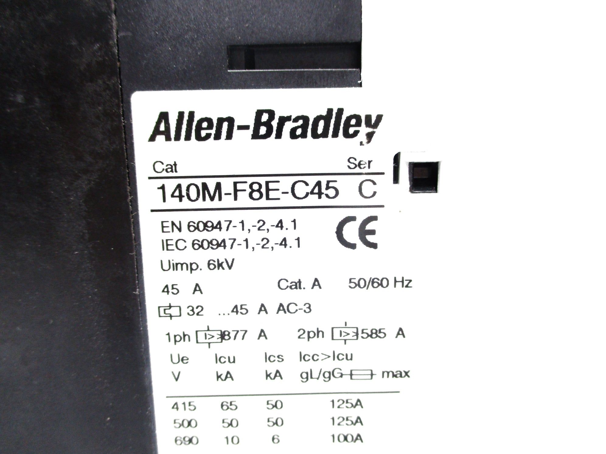 ALLEN BRADLEY 140M-F8E-C45 SER. C 690V 32-45A NSNP