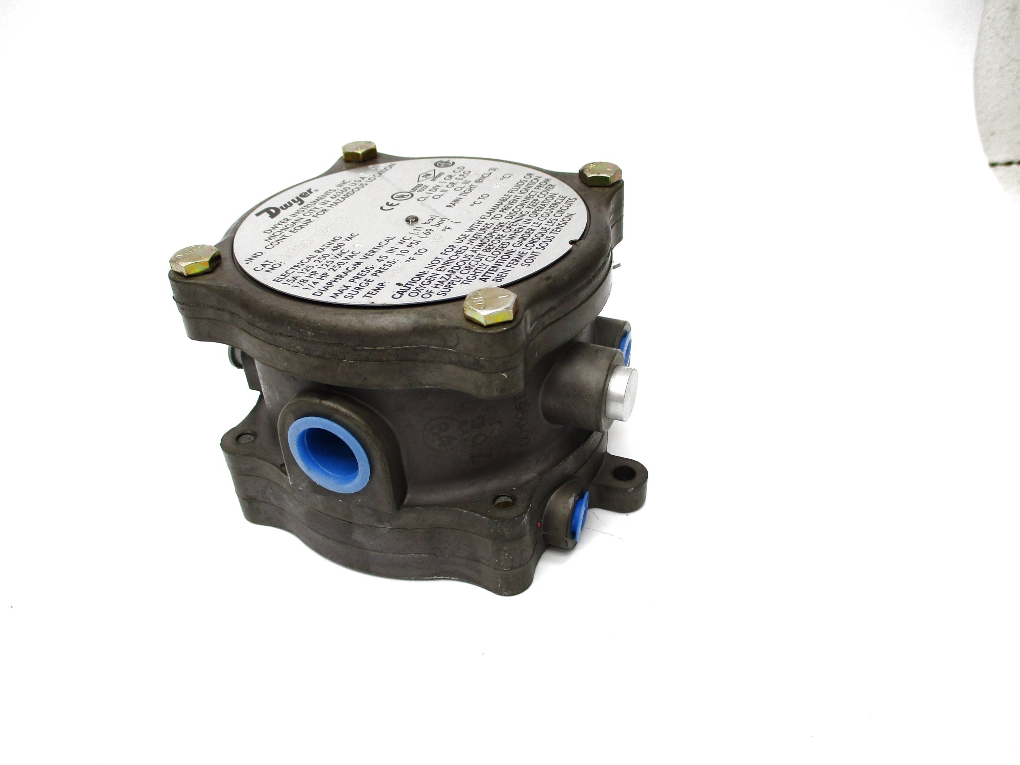 DWYER 1950-00-2F 480VAC 15A 10PSI NSNP
