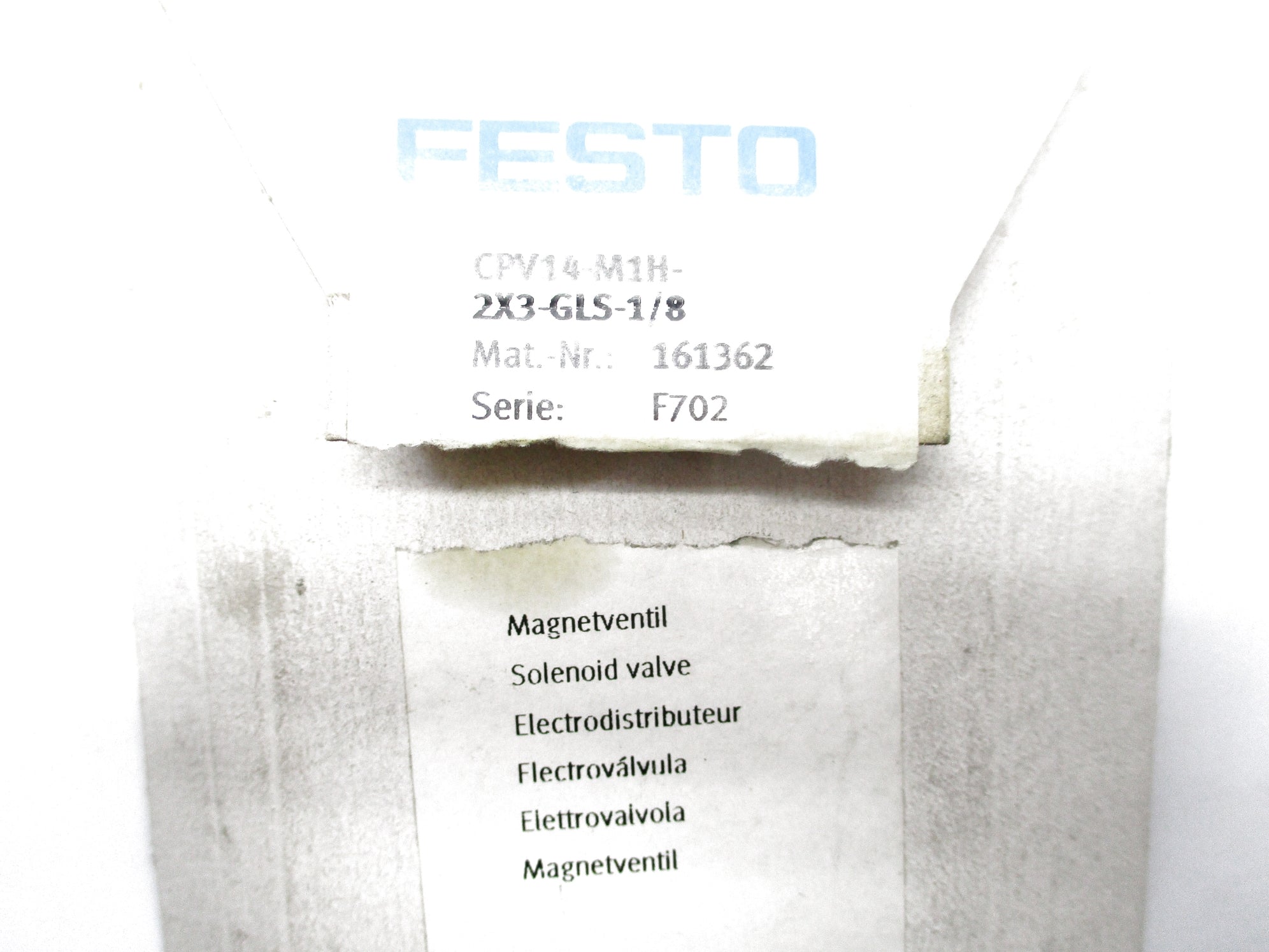 FESTO CPV14-M1H-2X3-GLS-1/8 161362 NSMP