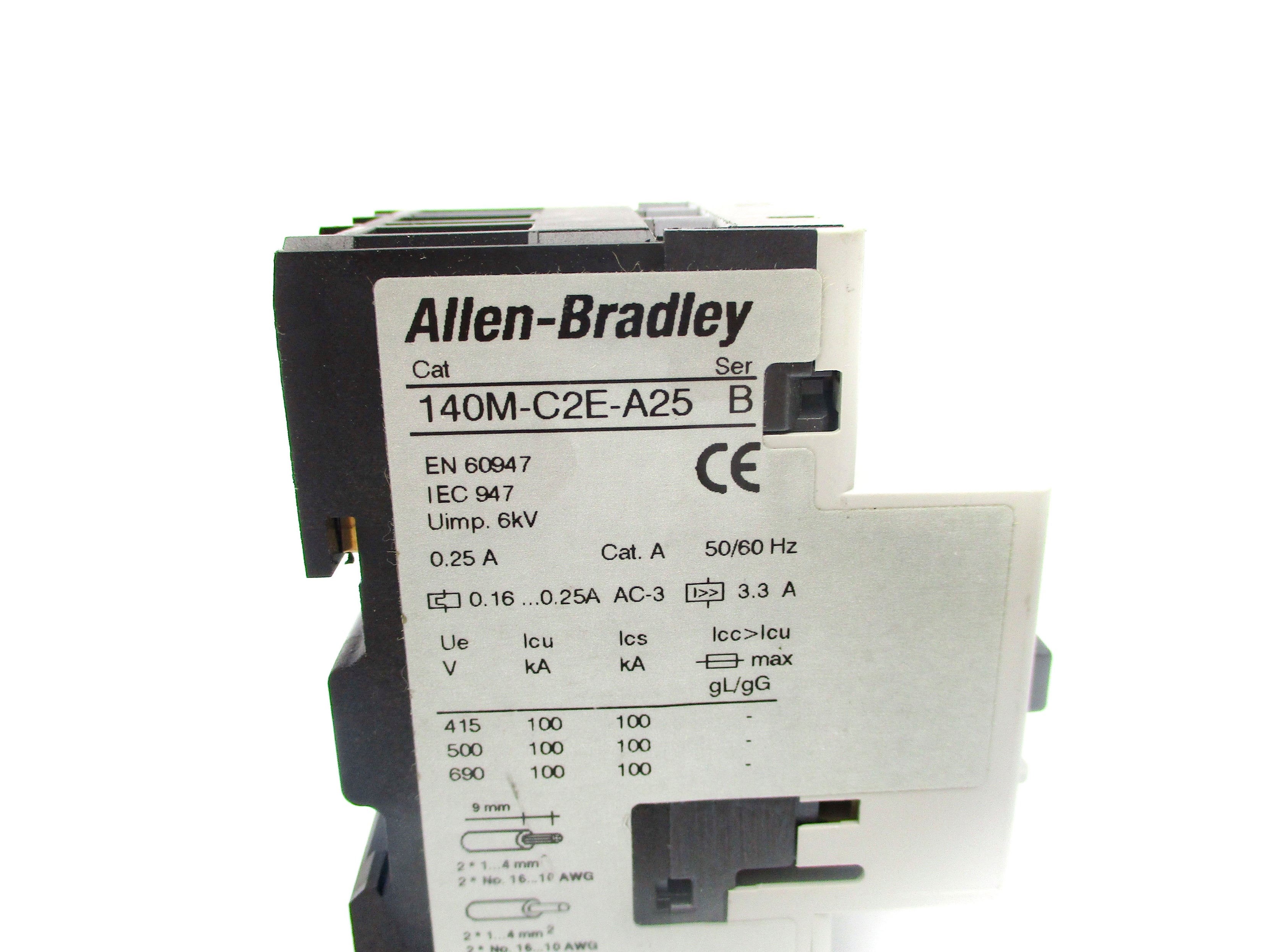 ALLEN BRADLEY 140M-C2E-A25 SER. B 690V 0.16-0.25A NSNP