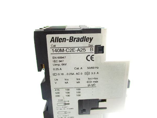 ALLEN BRADLEY 140M-C2E-A25 SER. B 690V 0.16-0.25A NSNP