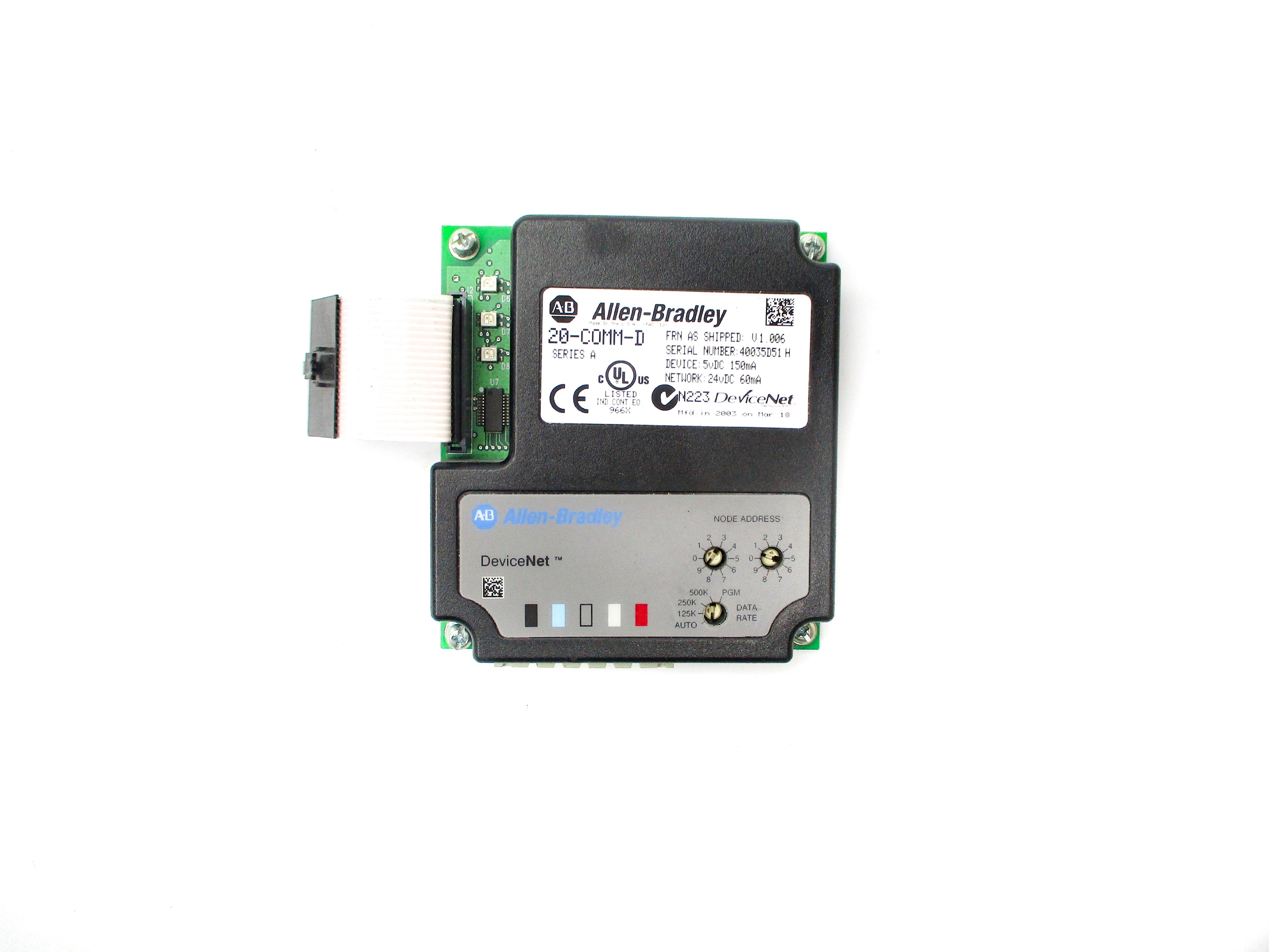 ALLEN BRADLEY 20-COMM-D SER. A F/W 1.006 24VDC NSNP